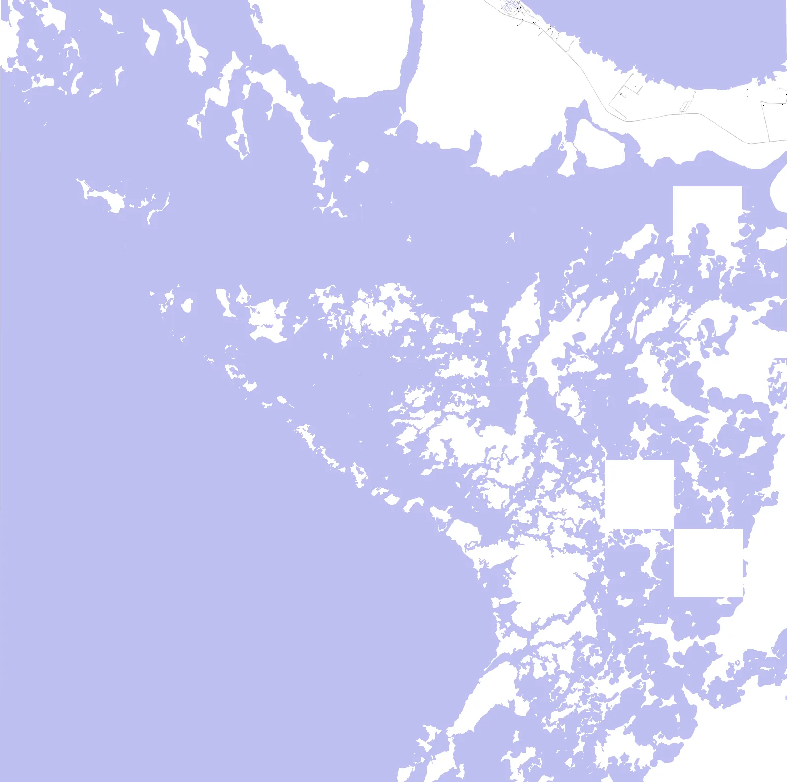 Central Abaco figure ground plan