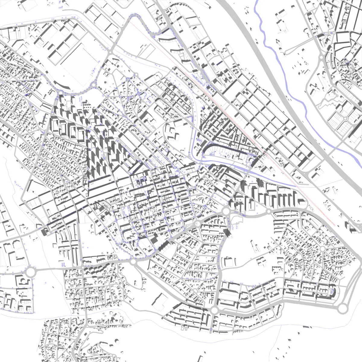 Cerdanyola del Vallès Lageplan (2,5 km)