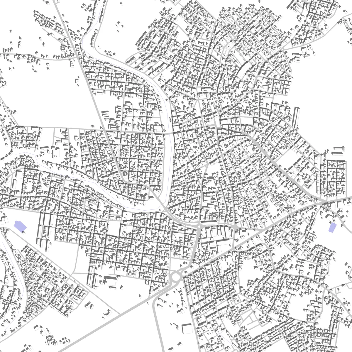 Cereté Lageplan (2,5 km)