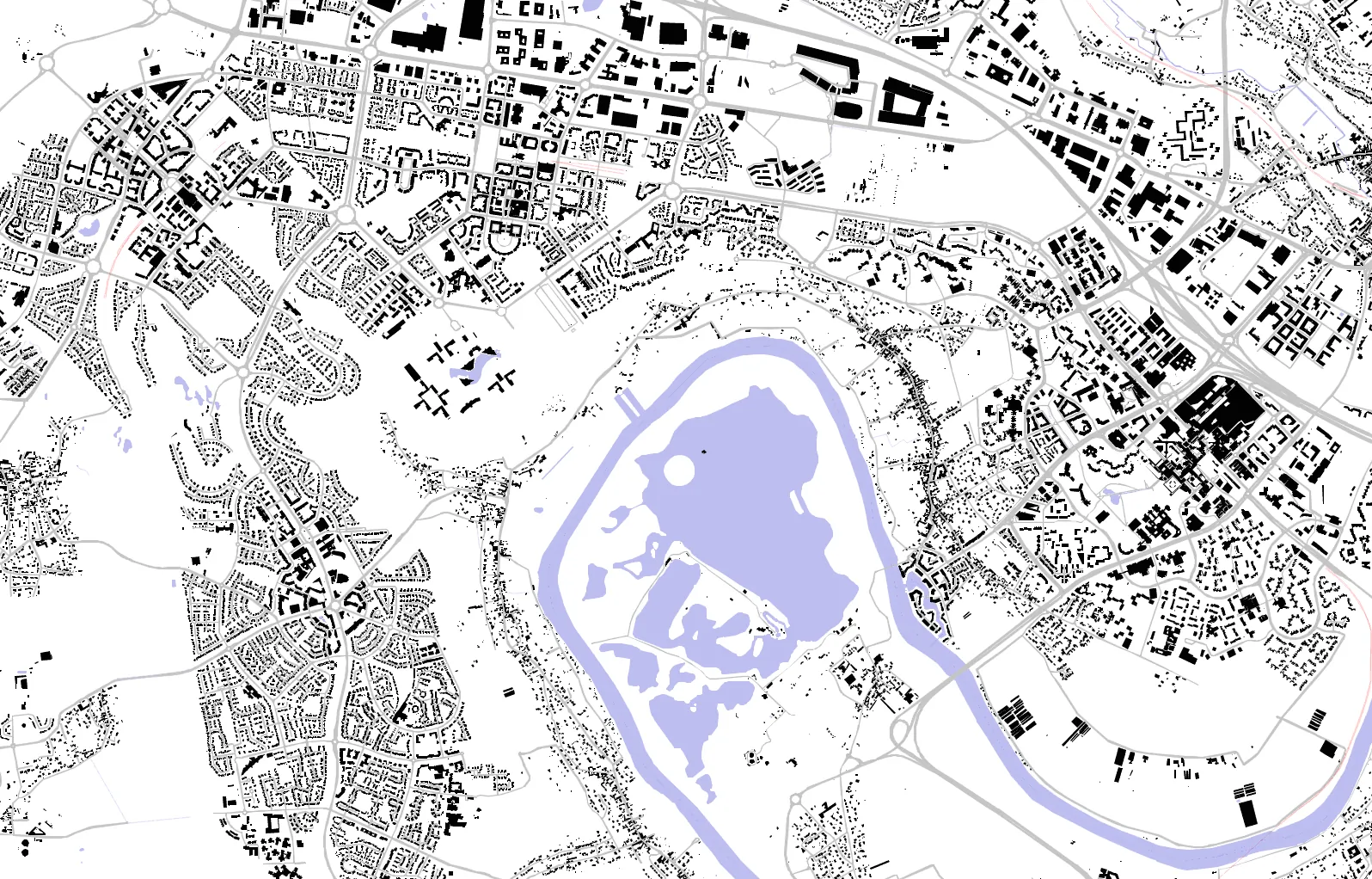 Cergy plan de masse