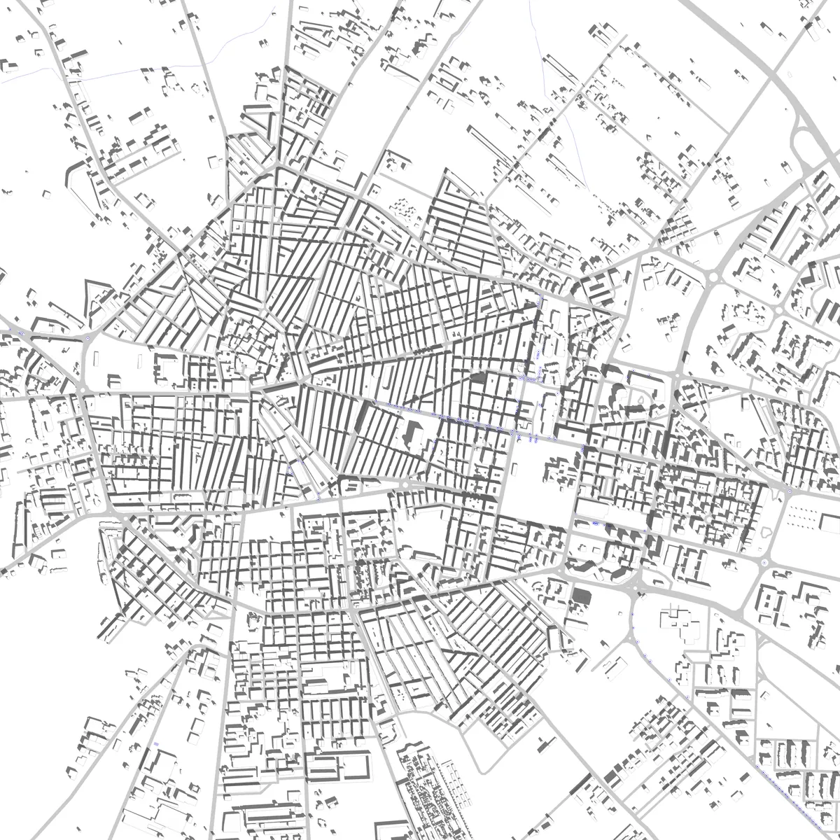 Cerignola Lageplan (2,5 km)