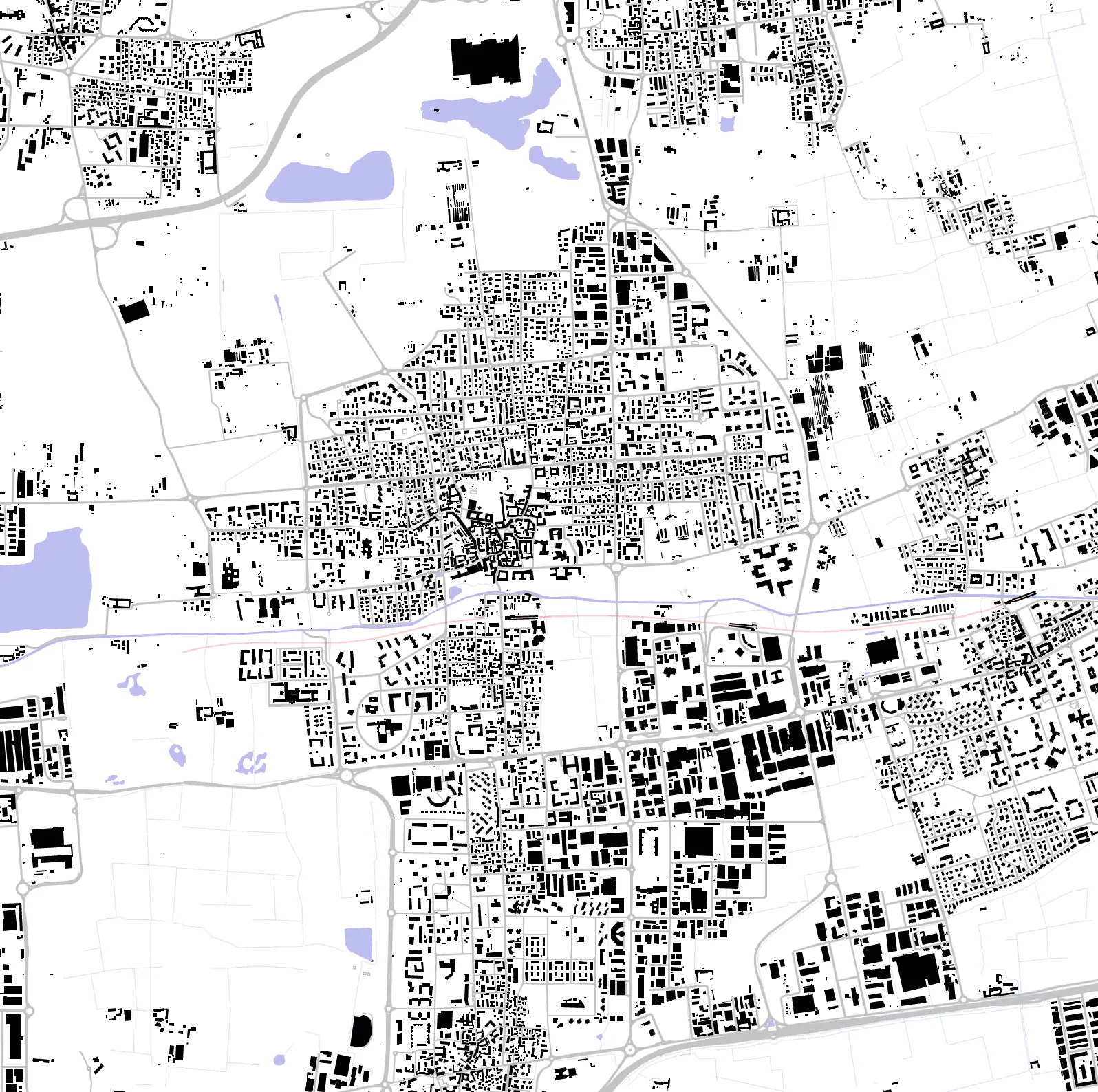 Cernusco sul Naviglio figure ground plan