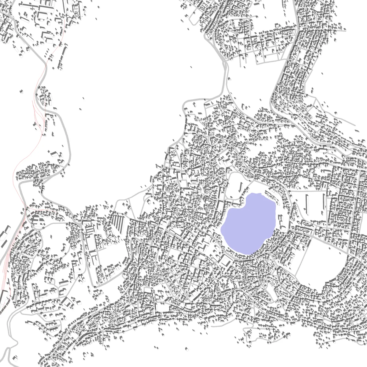 Cerro de Pasco plano de situación (2,5 km)
