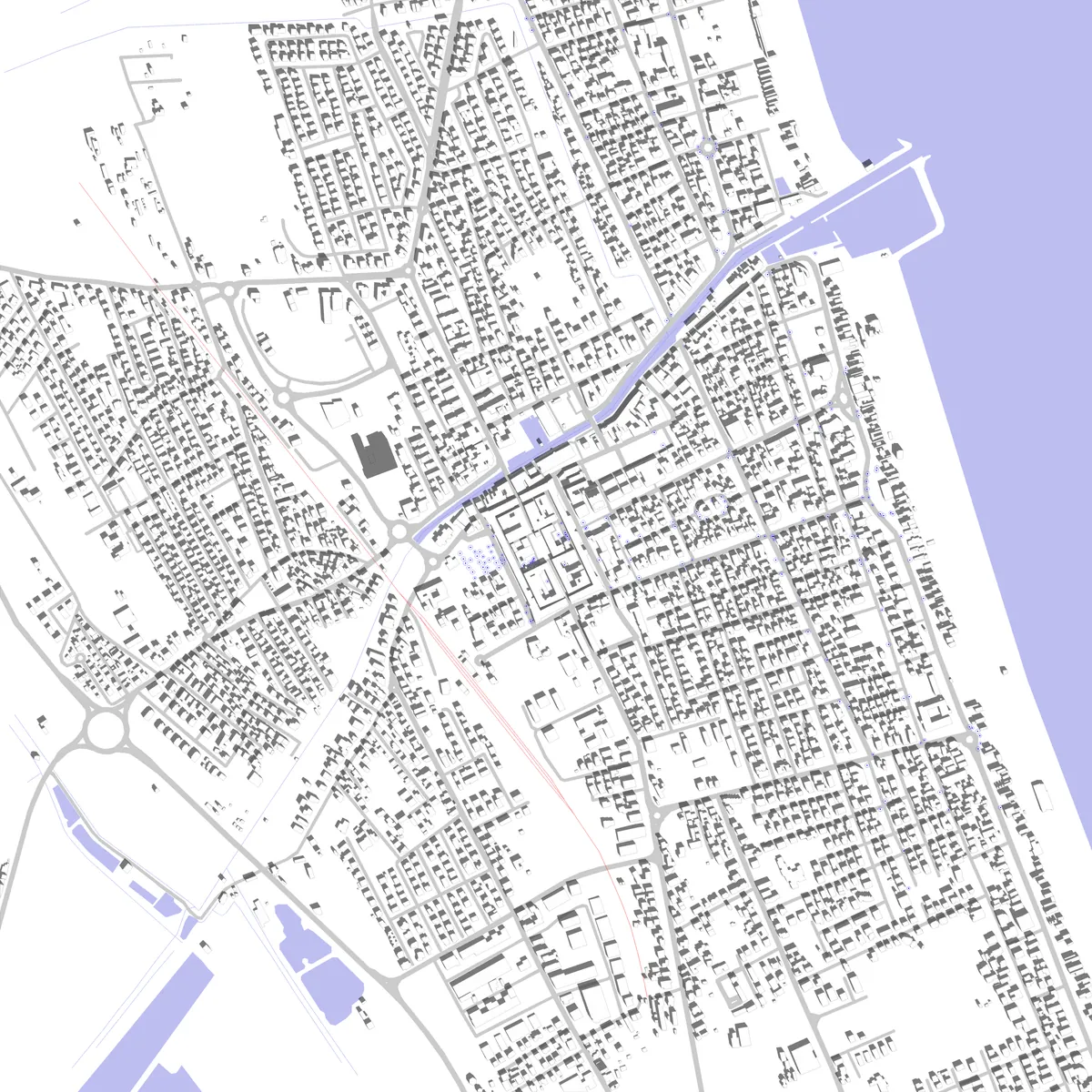 Cervia planimetria di sito (2,5 km)
