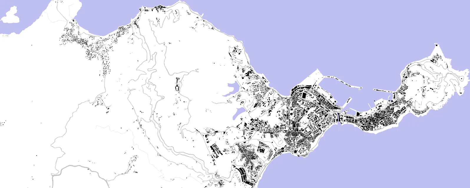 Ceuta Schwarzplan