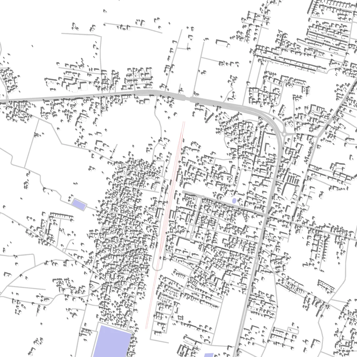 Cha-am Lageplan (2,5 km)