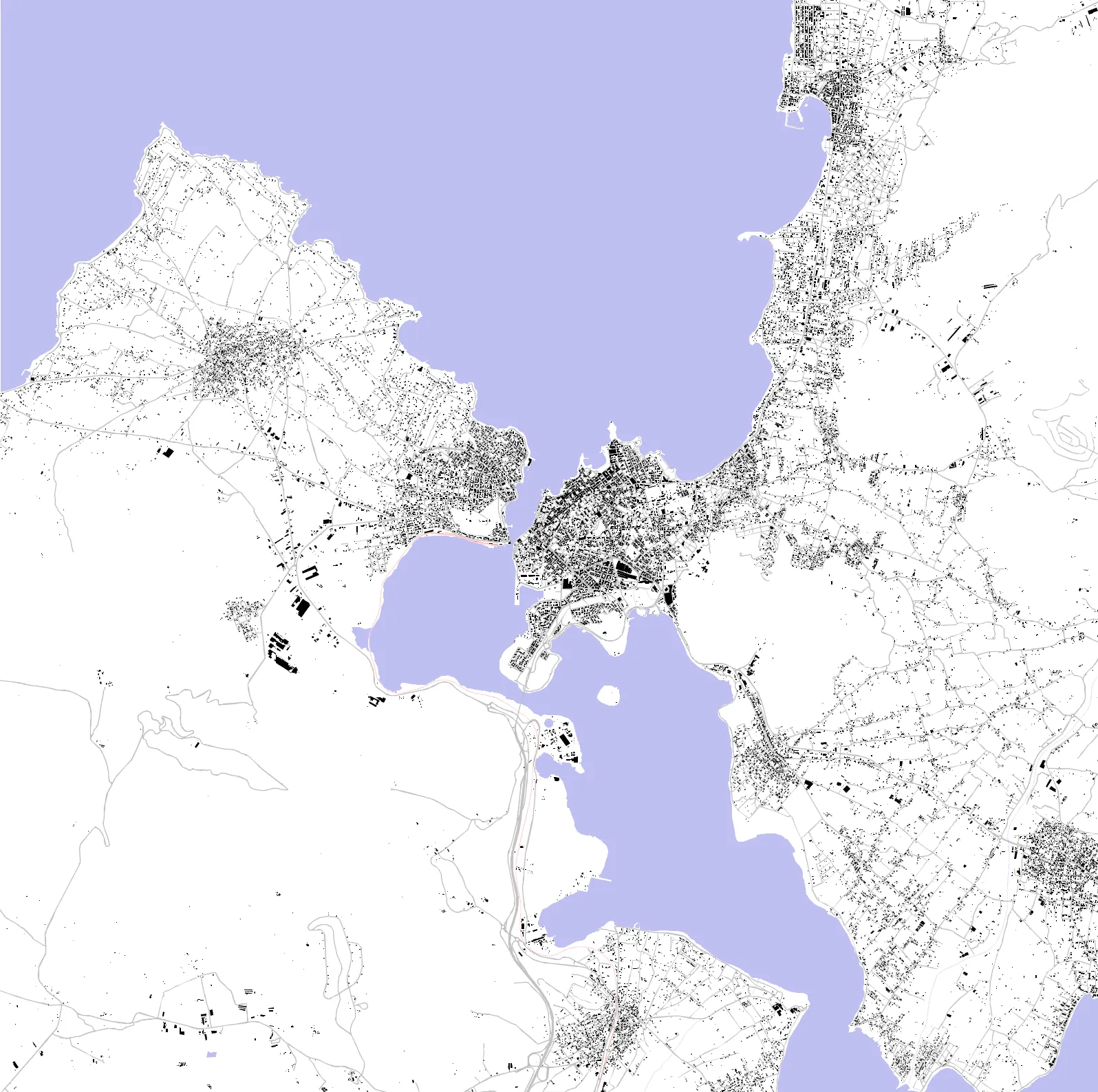 Chalkida figure ground plan