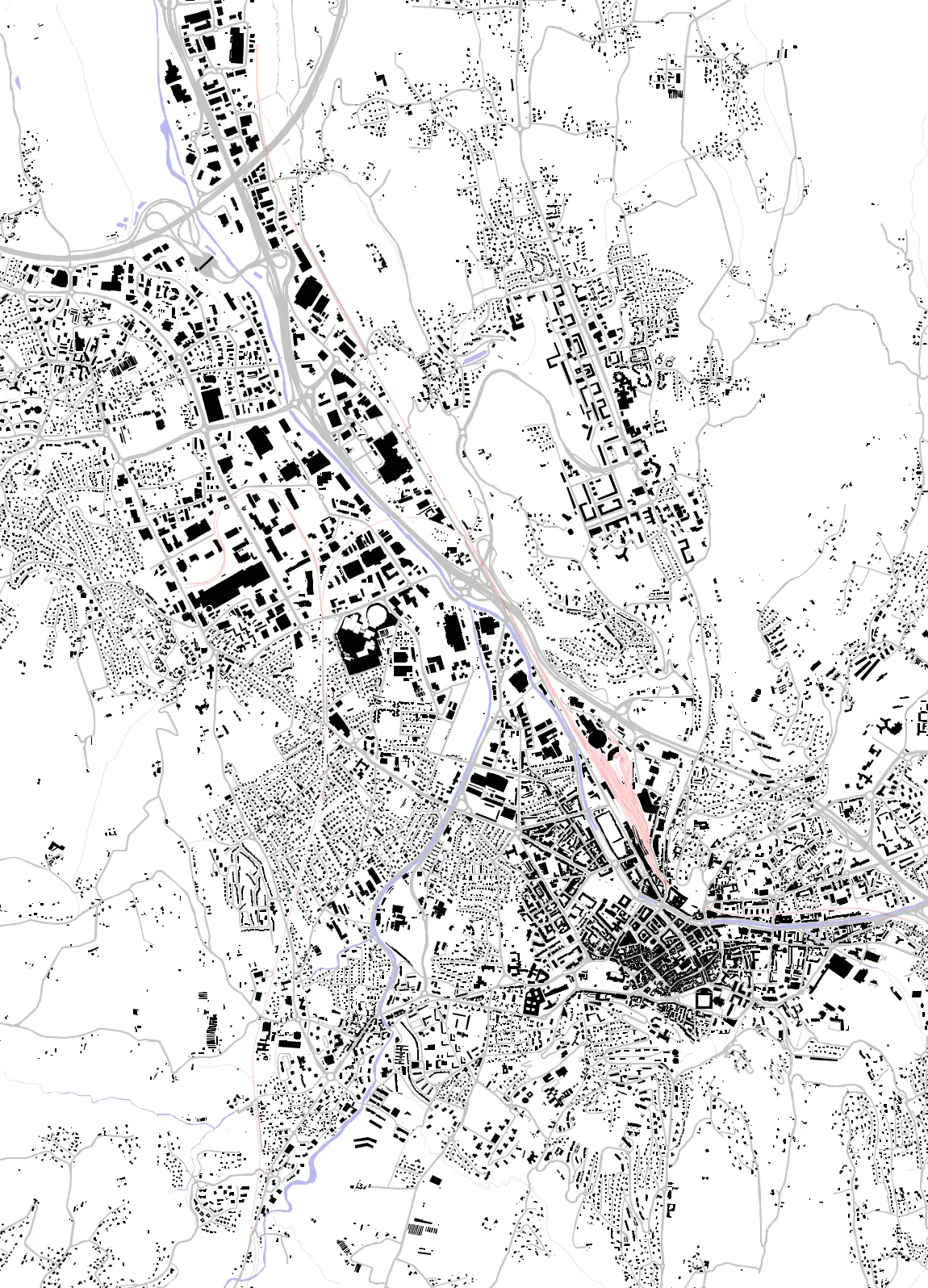 Chambéry plan de masse
