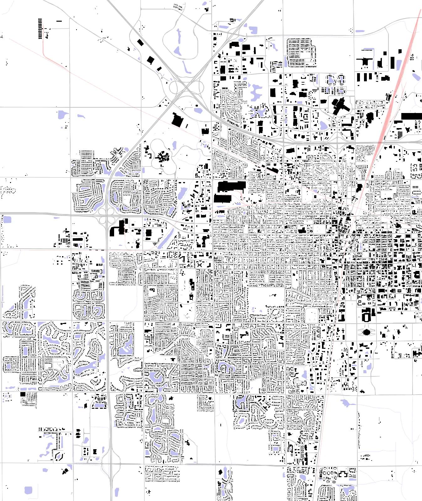 Champaign figure ground plan