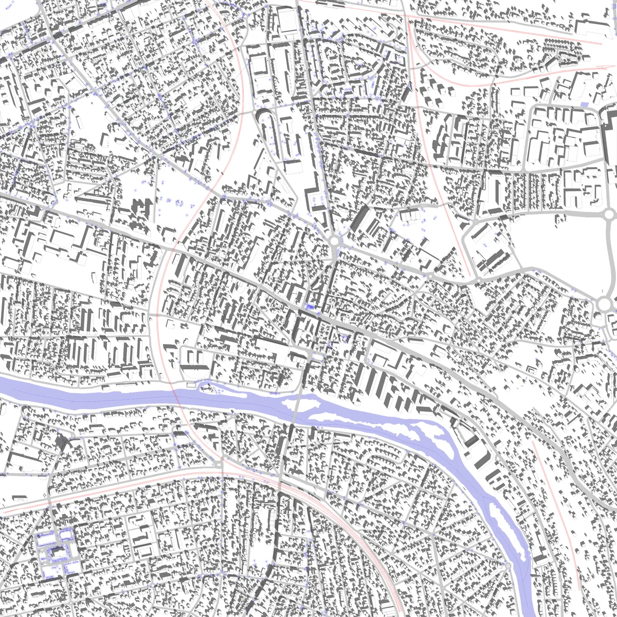 Champigny-sur-Marne Lageplan (2,5 km)