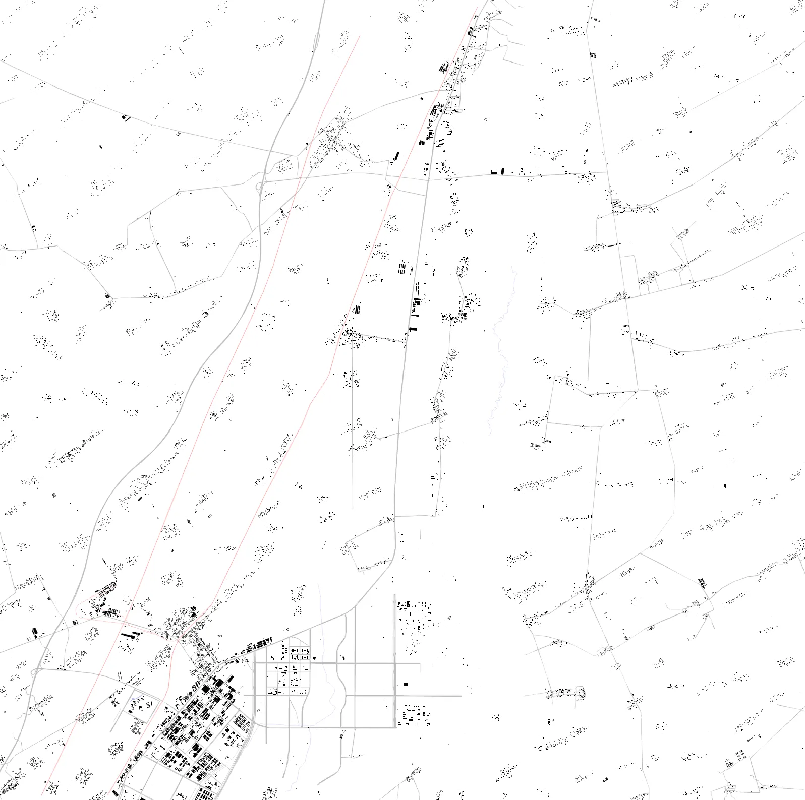 Changchun figure ground plan