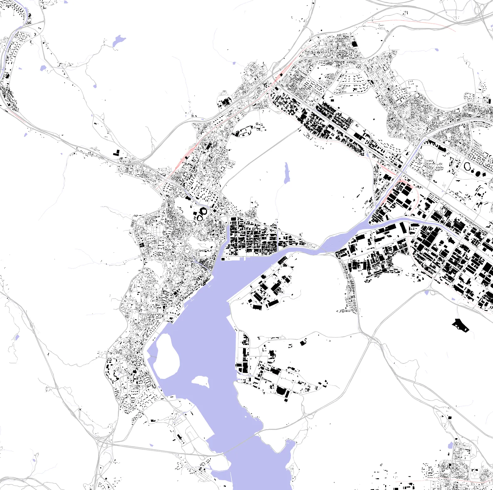 Changwon figure ground plan