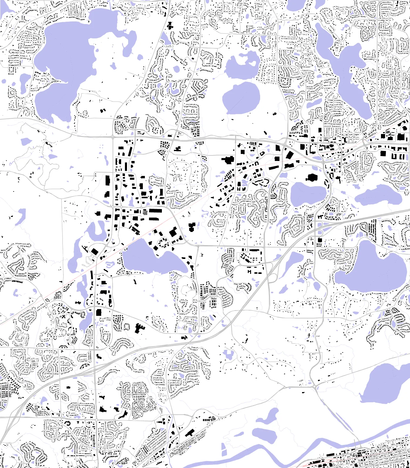 Chanhassen figure ground plan