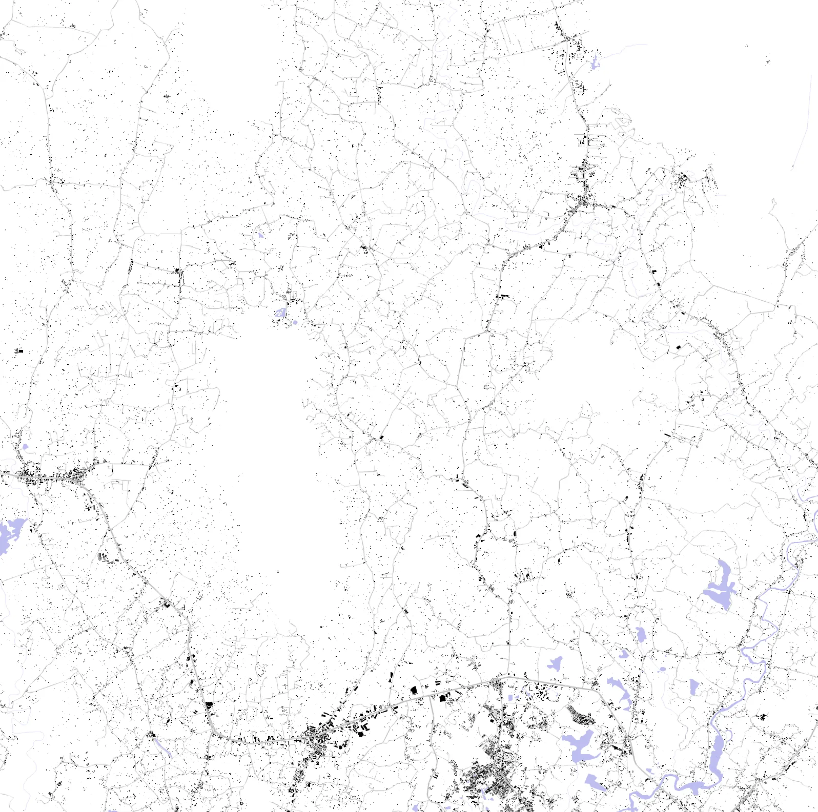 Chanthaburi figure ground plan