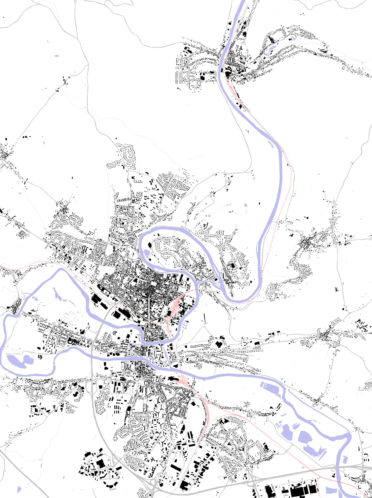 Charleville-Mézières figure ground plan