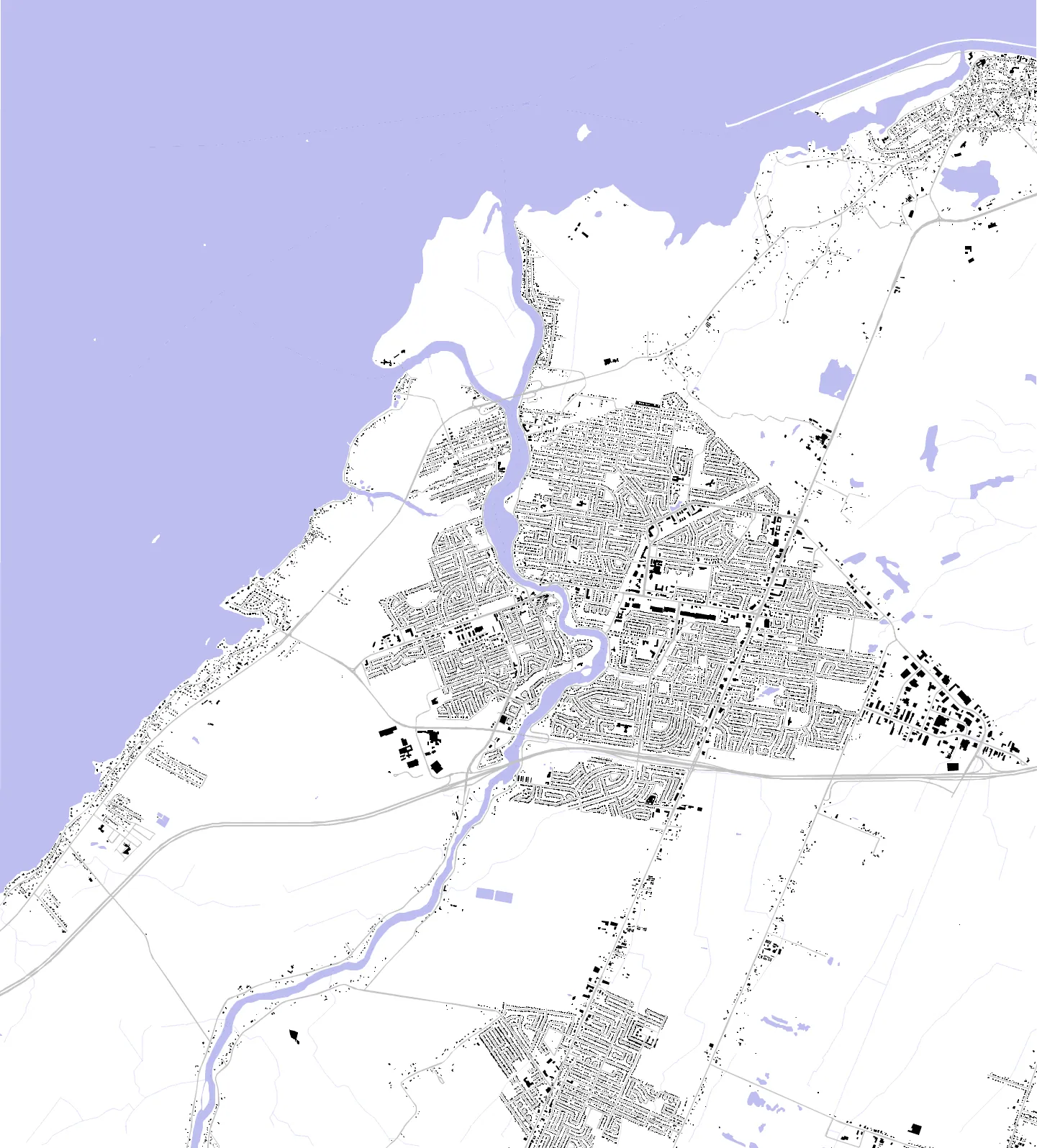 Châteauguay figure ground plan
