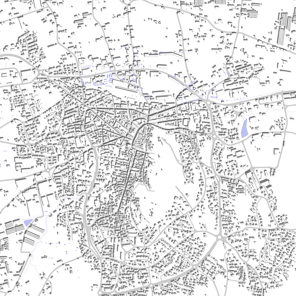 Châteaurenard plan de situation (2,5 km)