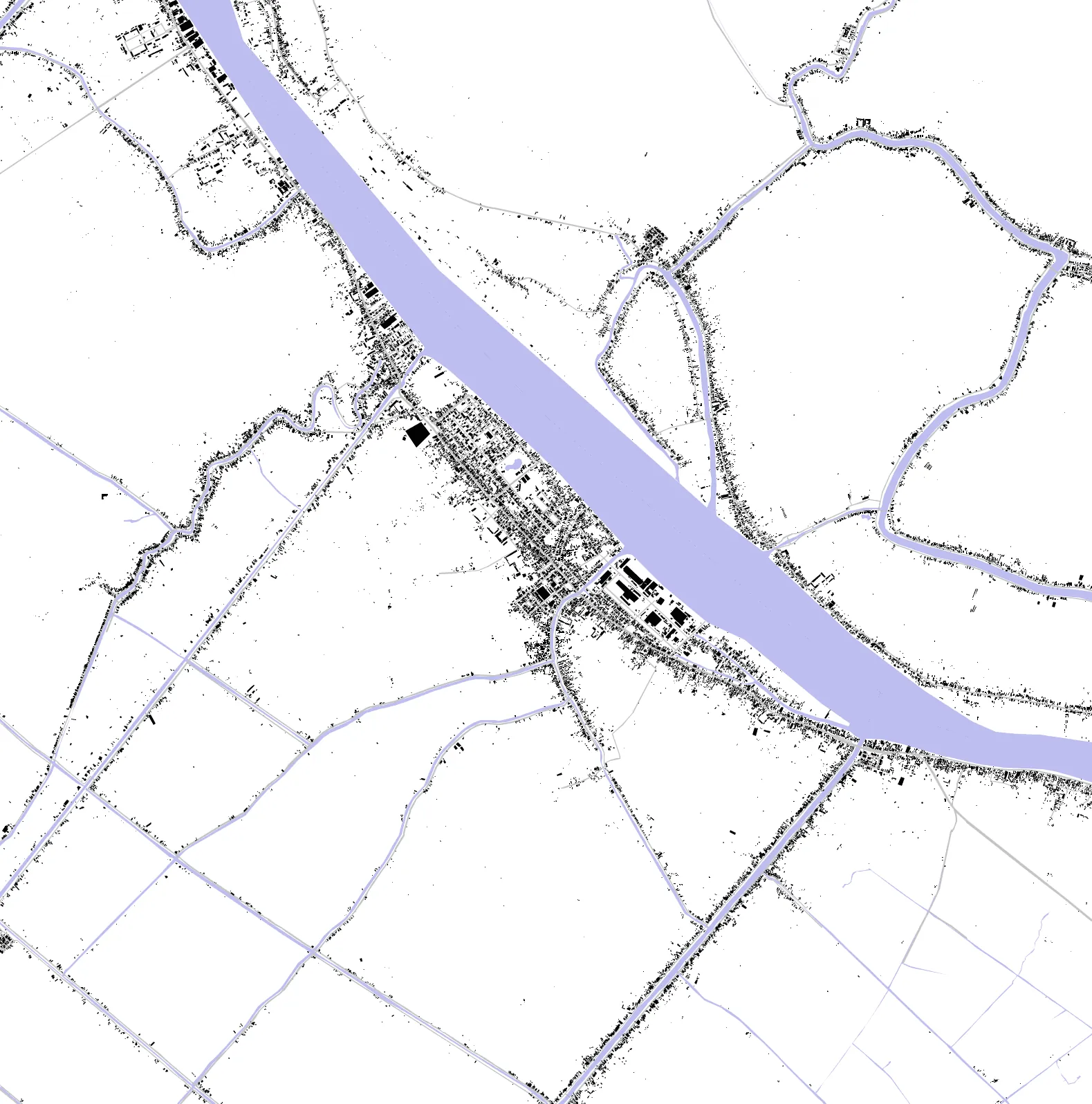 Châu Phú figure ground plan