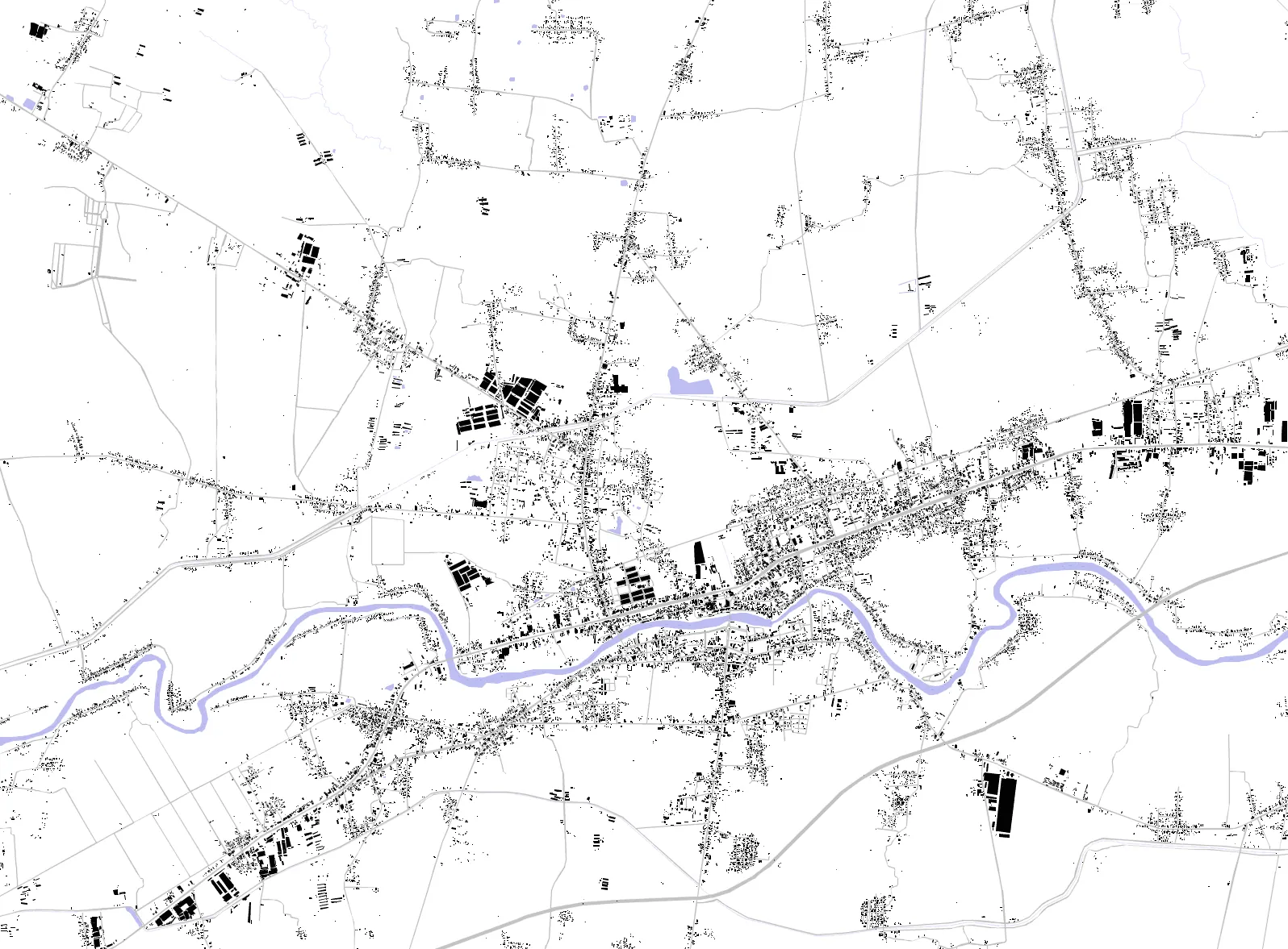Chbar Mon figure ground plan