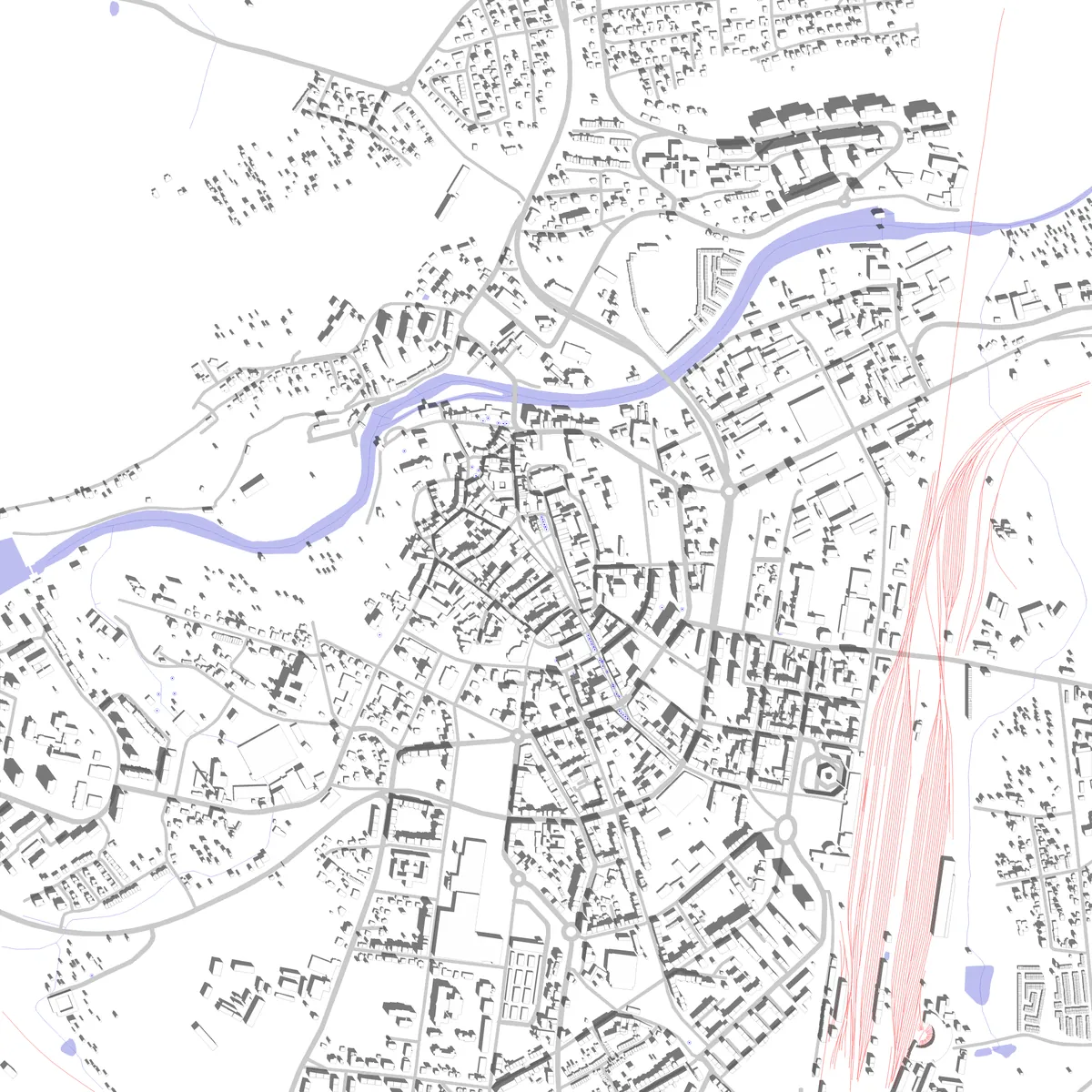 Cheb situační plán (2,5 km)