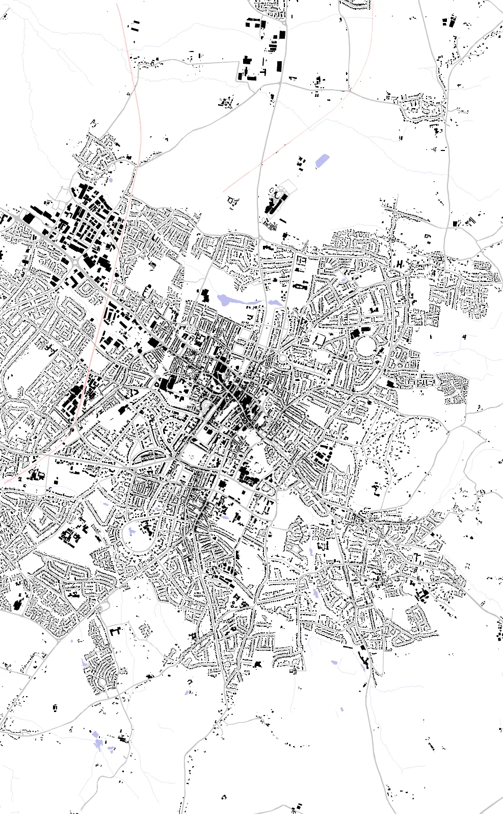 Cheltenham Schwarzplan