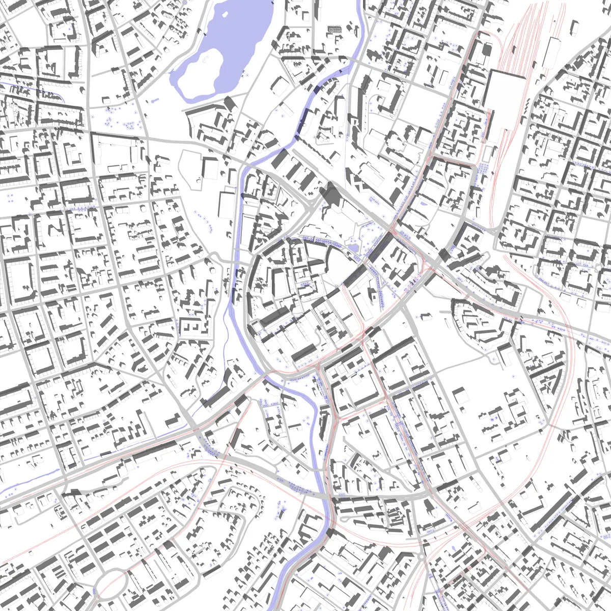 Chemnitz Lageplan (2,5 km)