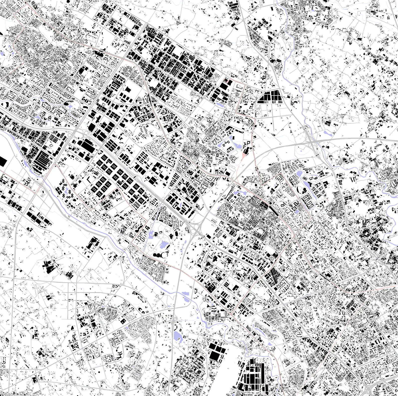 Chengdu Schwarzplan