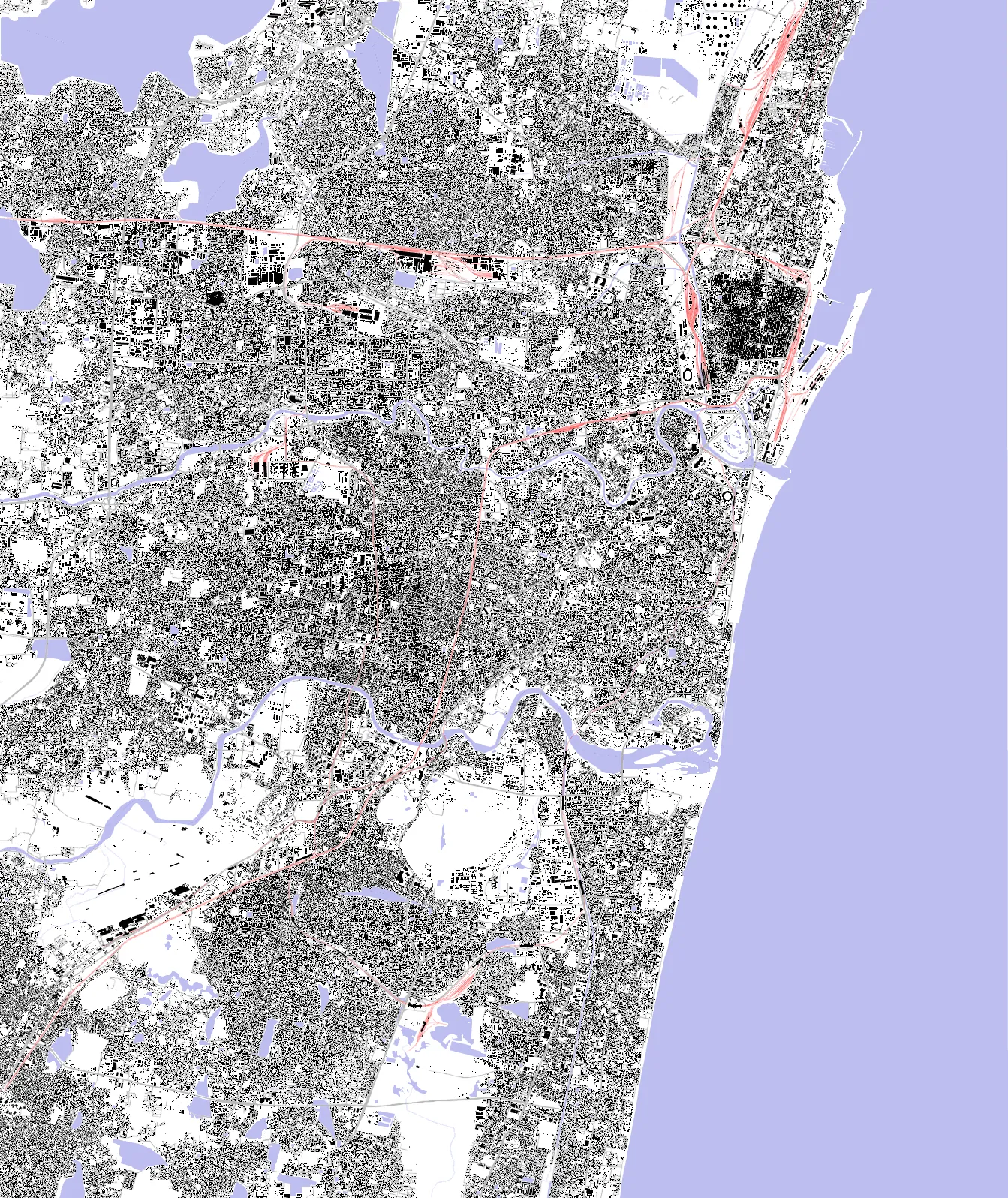 Chennai Schwarzplan