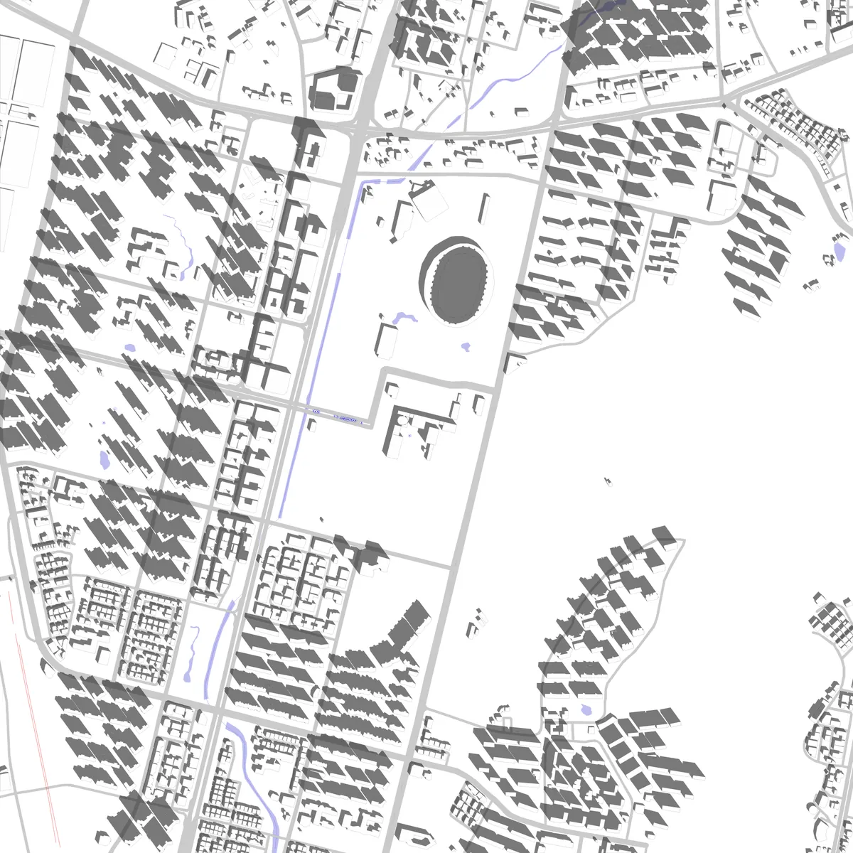 천안 대지현황도 (2.5 km)