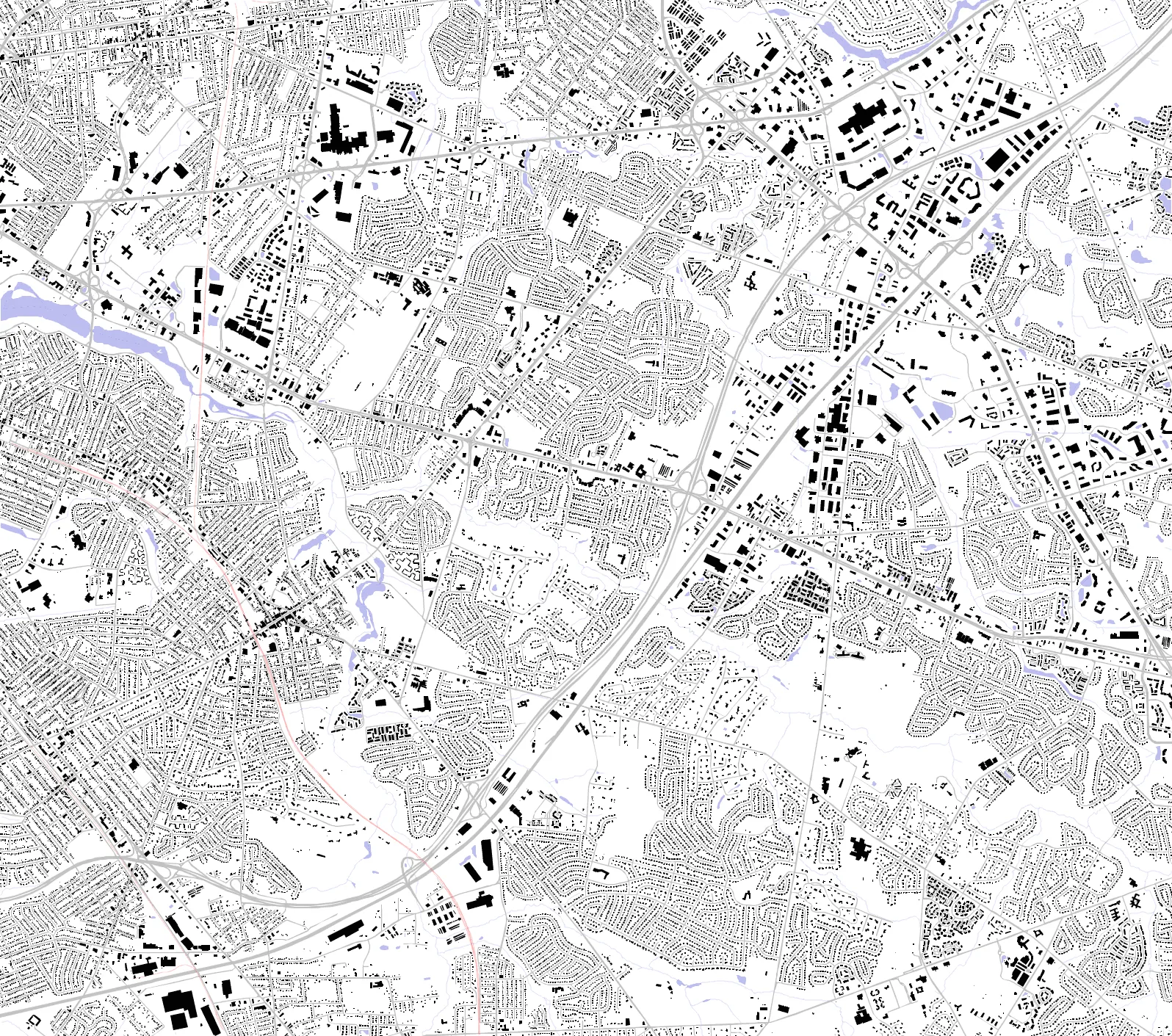 Cherry Hill Schwarzplan