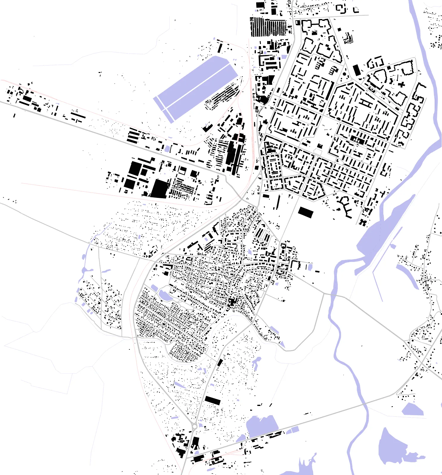 Chervonohrad figure ground plan