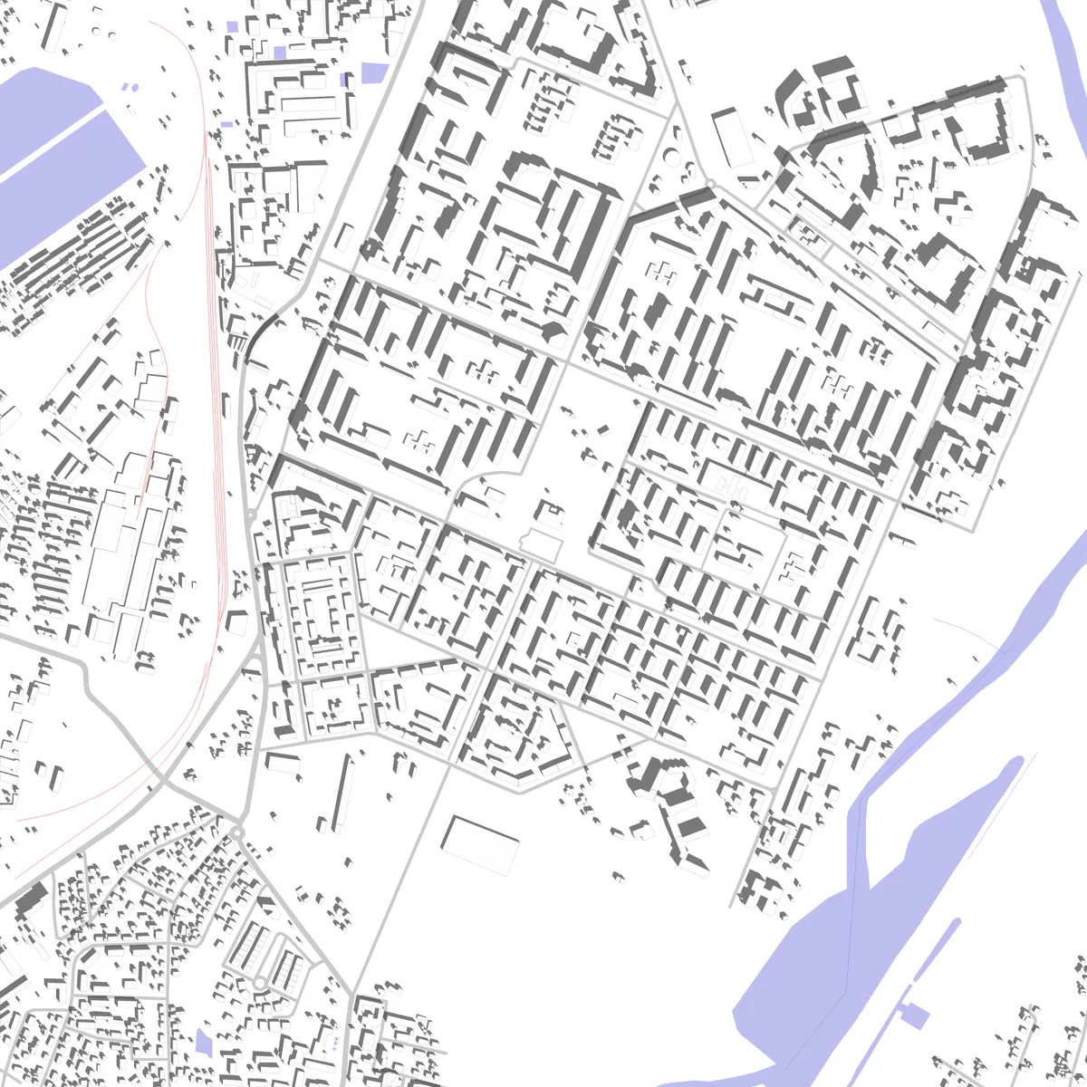 Chervonohrad site plan (2.5 km)