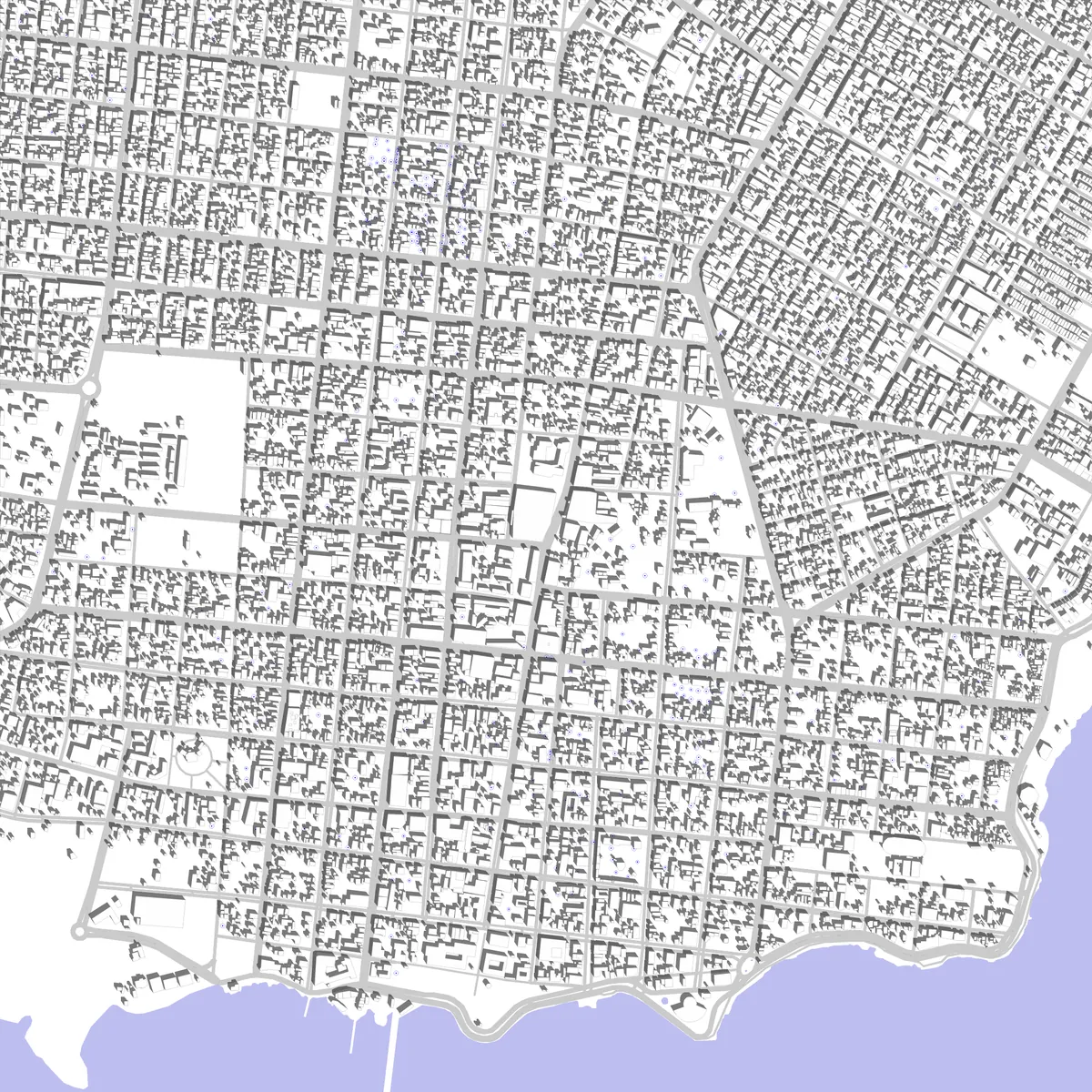Chetumal Lageplan (2,5 km)