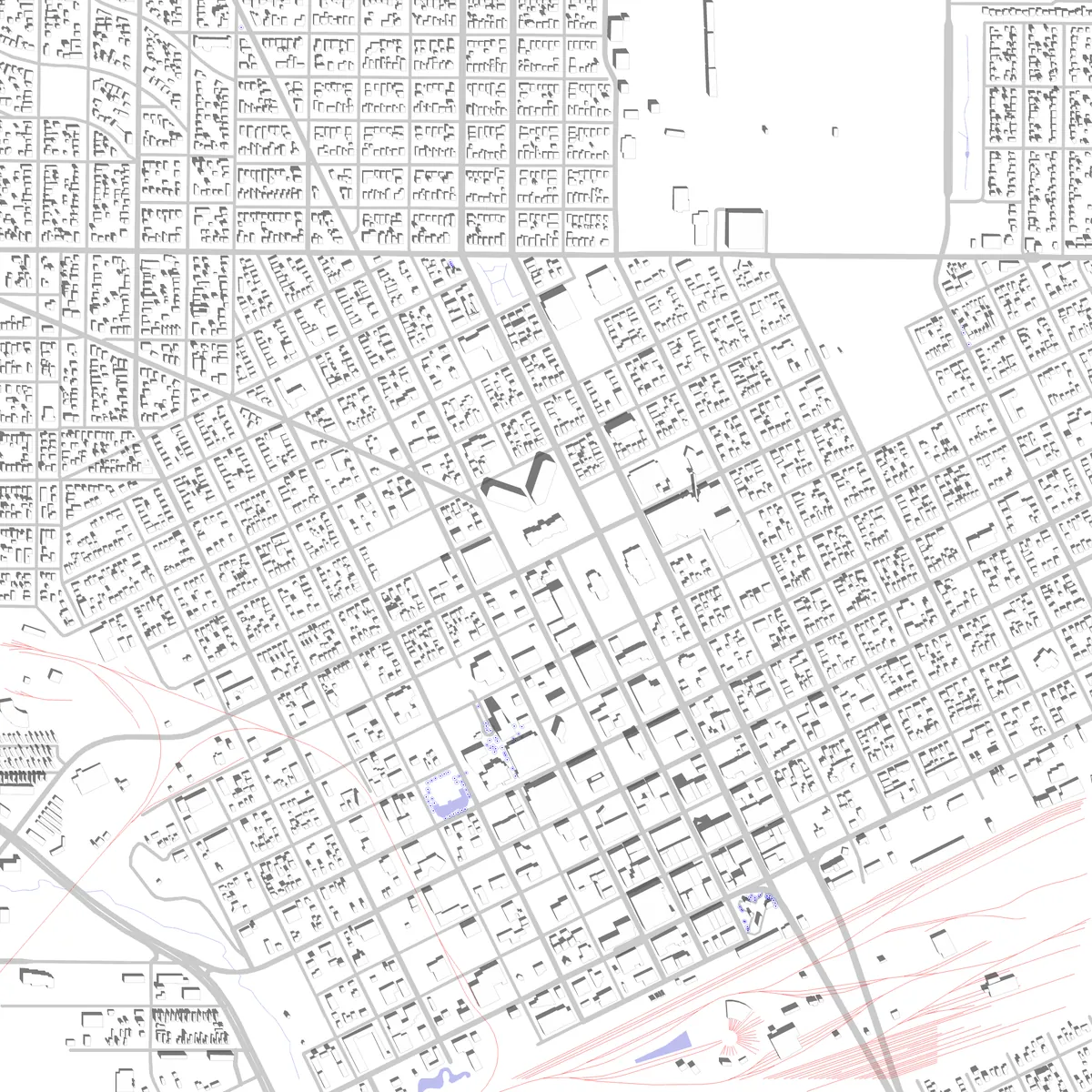 Cheyenne Lageplan (2,5 km)