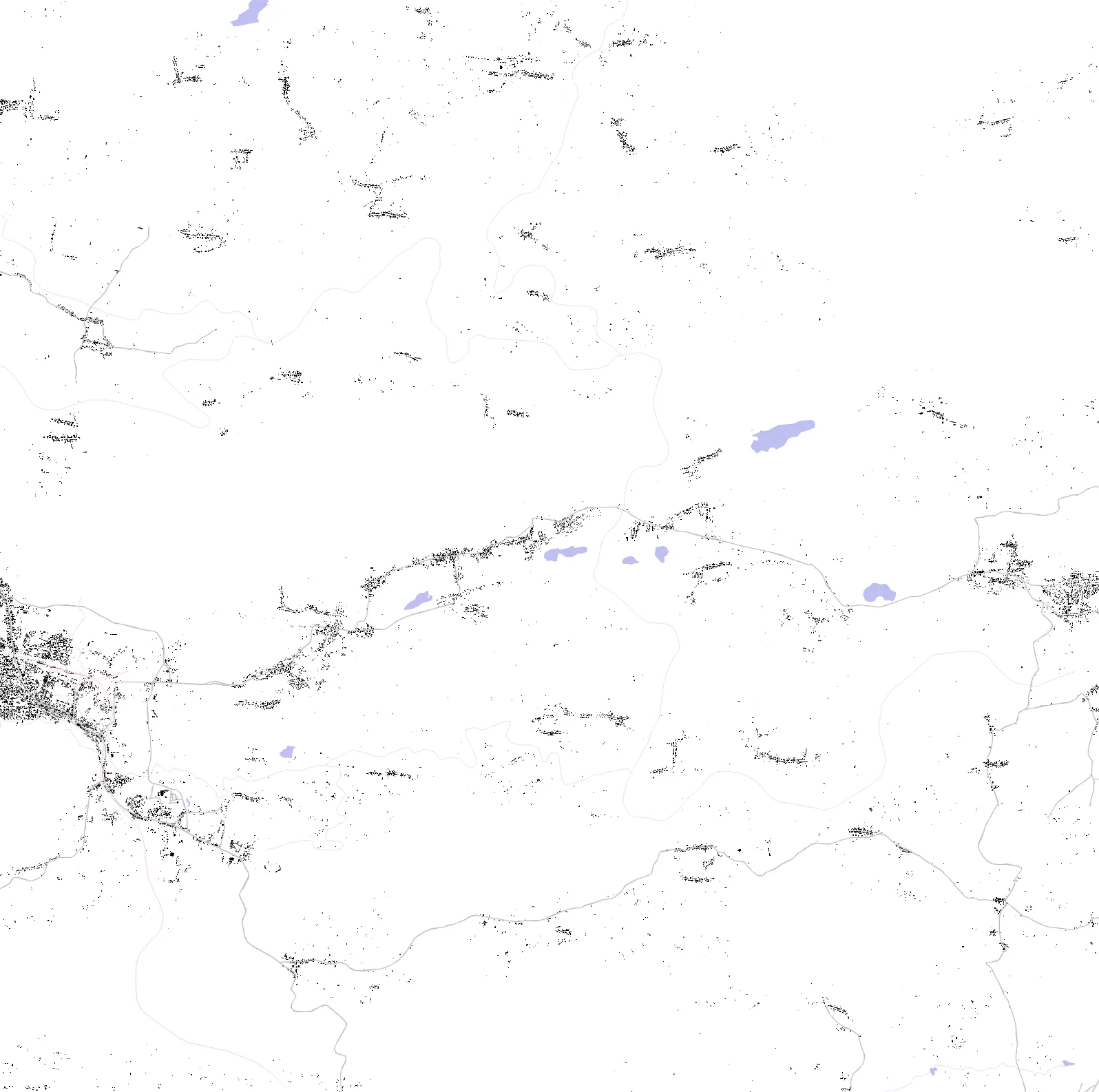 Chhindwara figure ground plan
