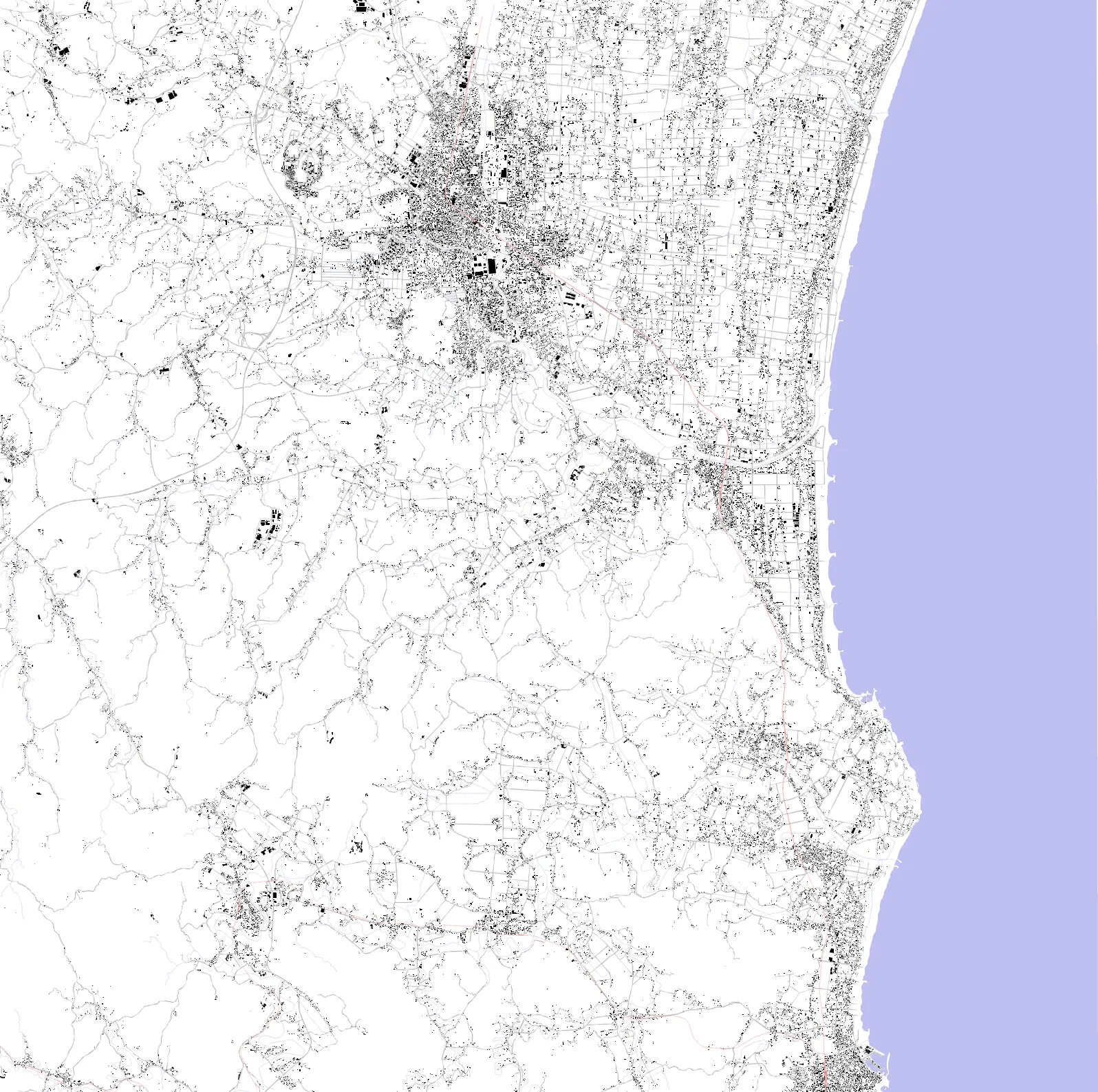 Chiba Schwarzplan