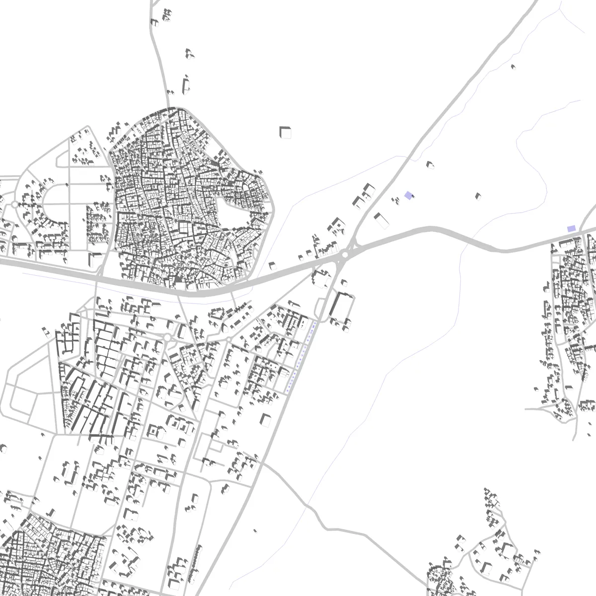 Chichaoua Lageplan (2,5 km)