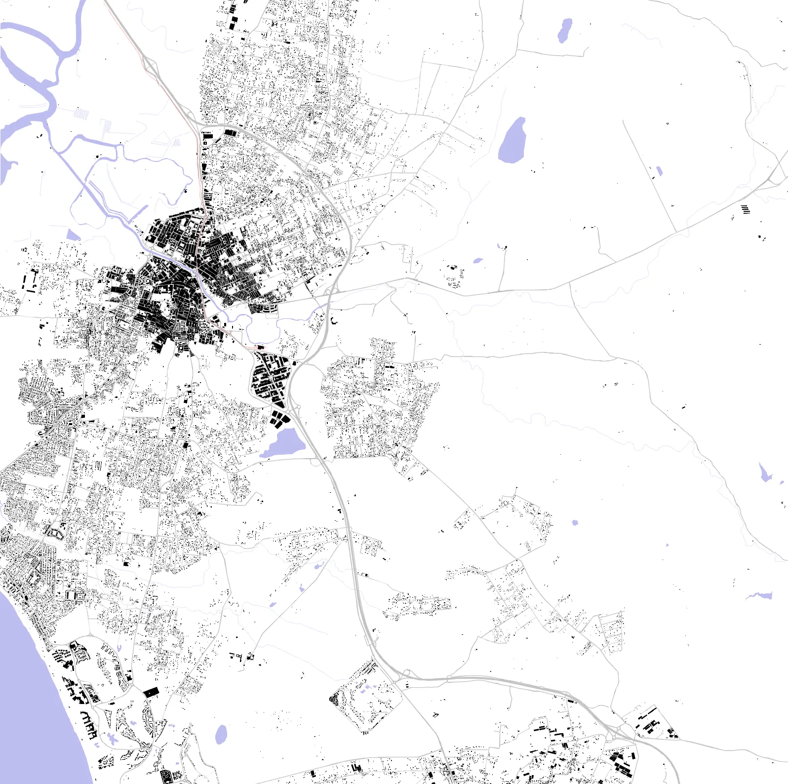 Chiclana de la Frontera Schwarzplan