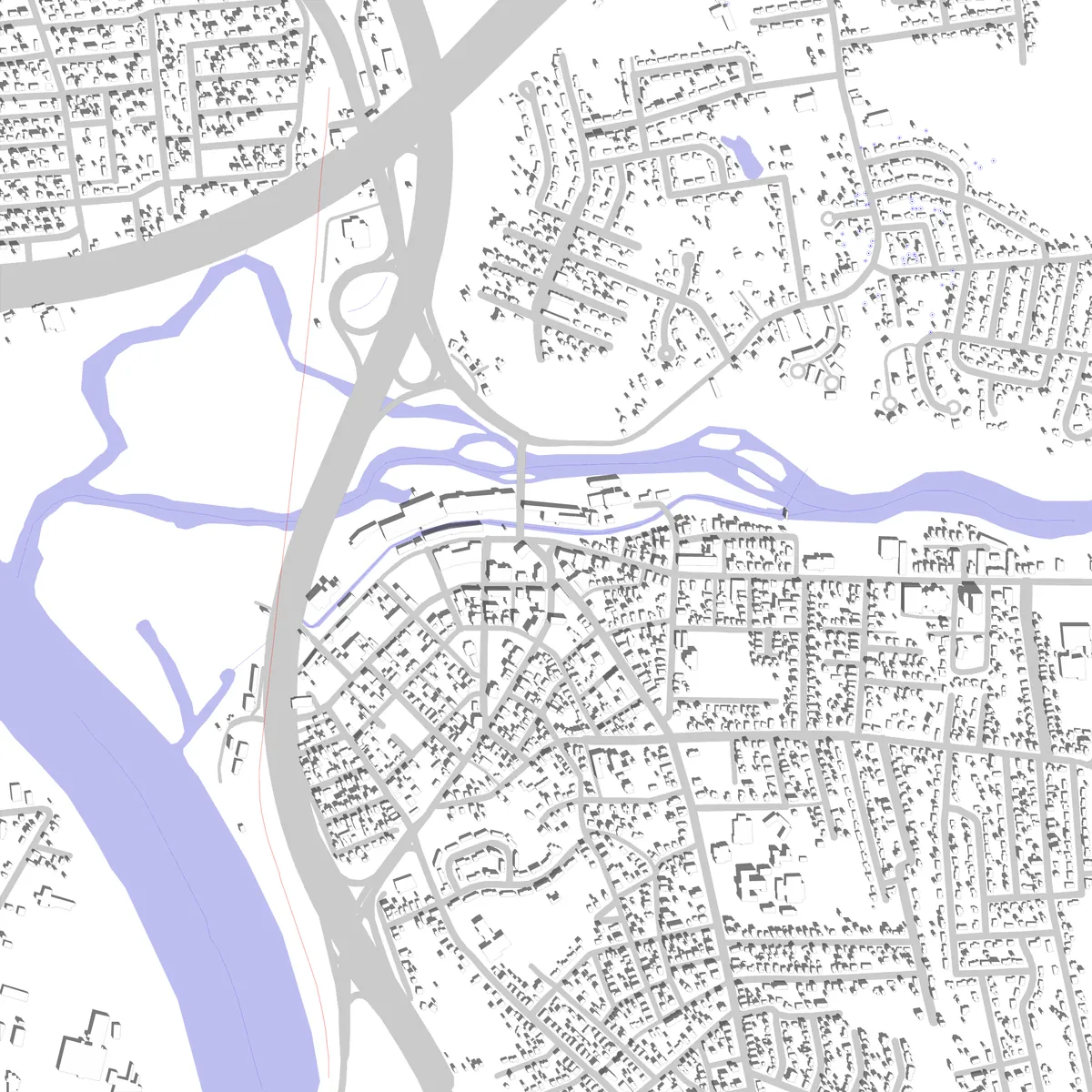 Chicopee Lageplan (2,5 km)