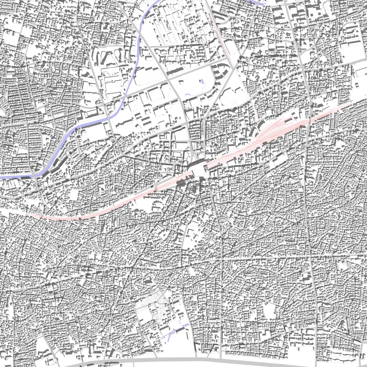 茅ヶ崎 敷地図 (2.5 km)