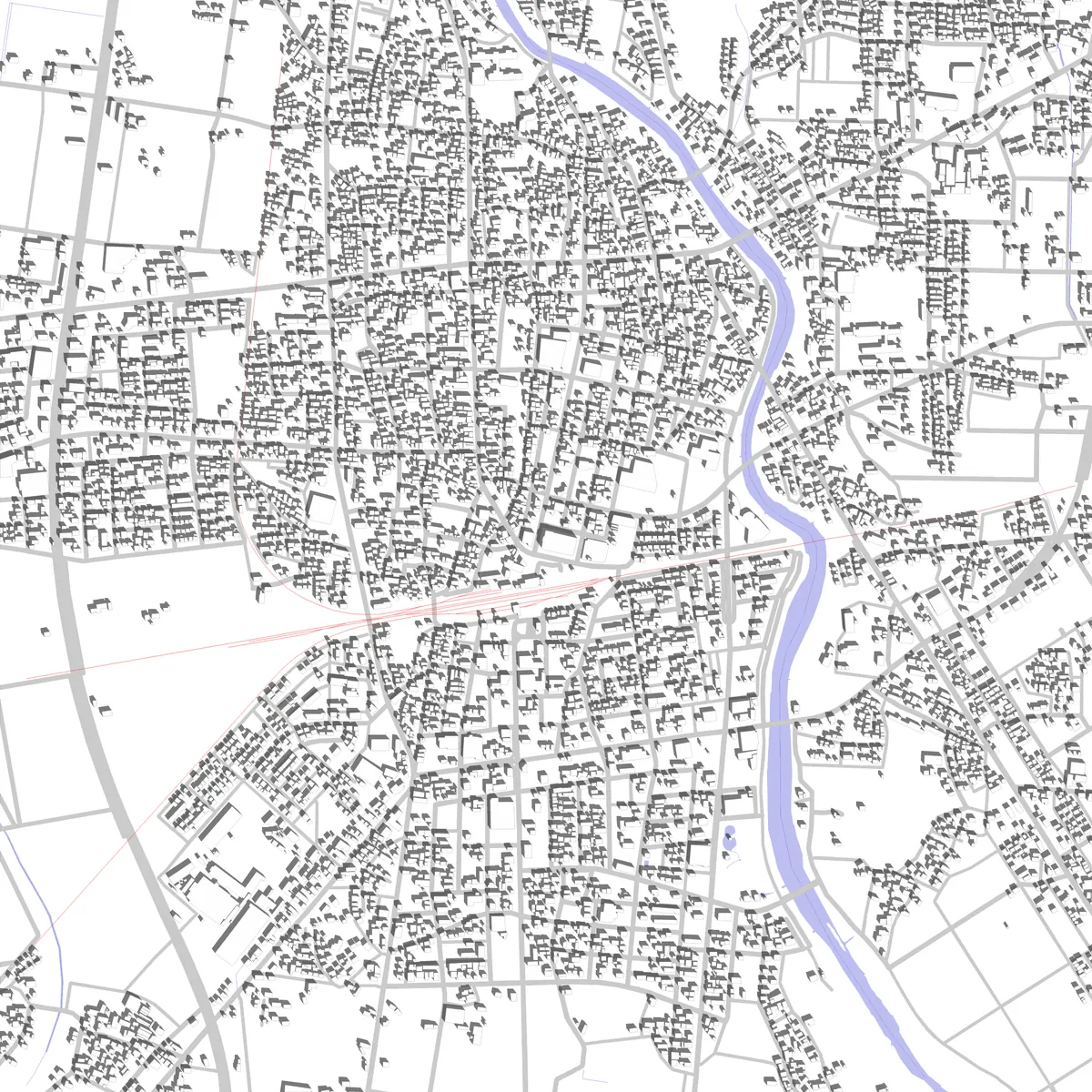 Chikusei site plan (2.5 km)