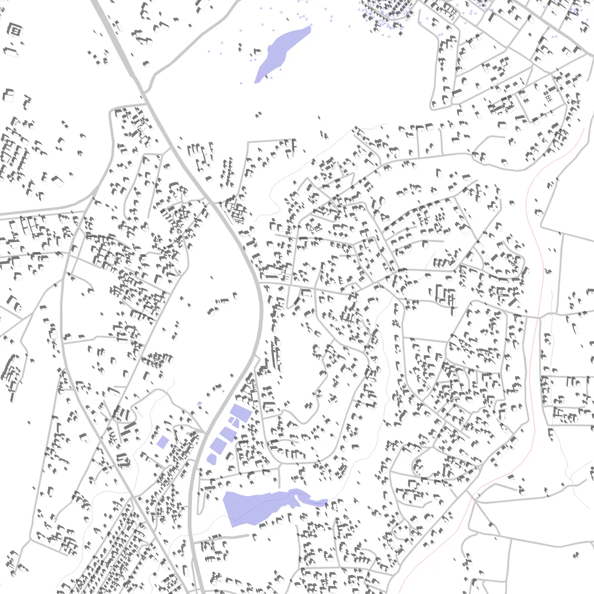 Chilanga Lageplan (2,5 km)