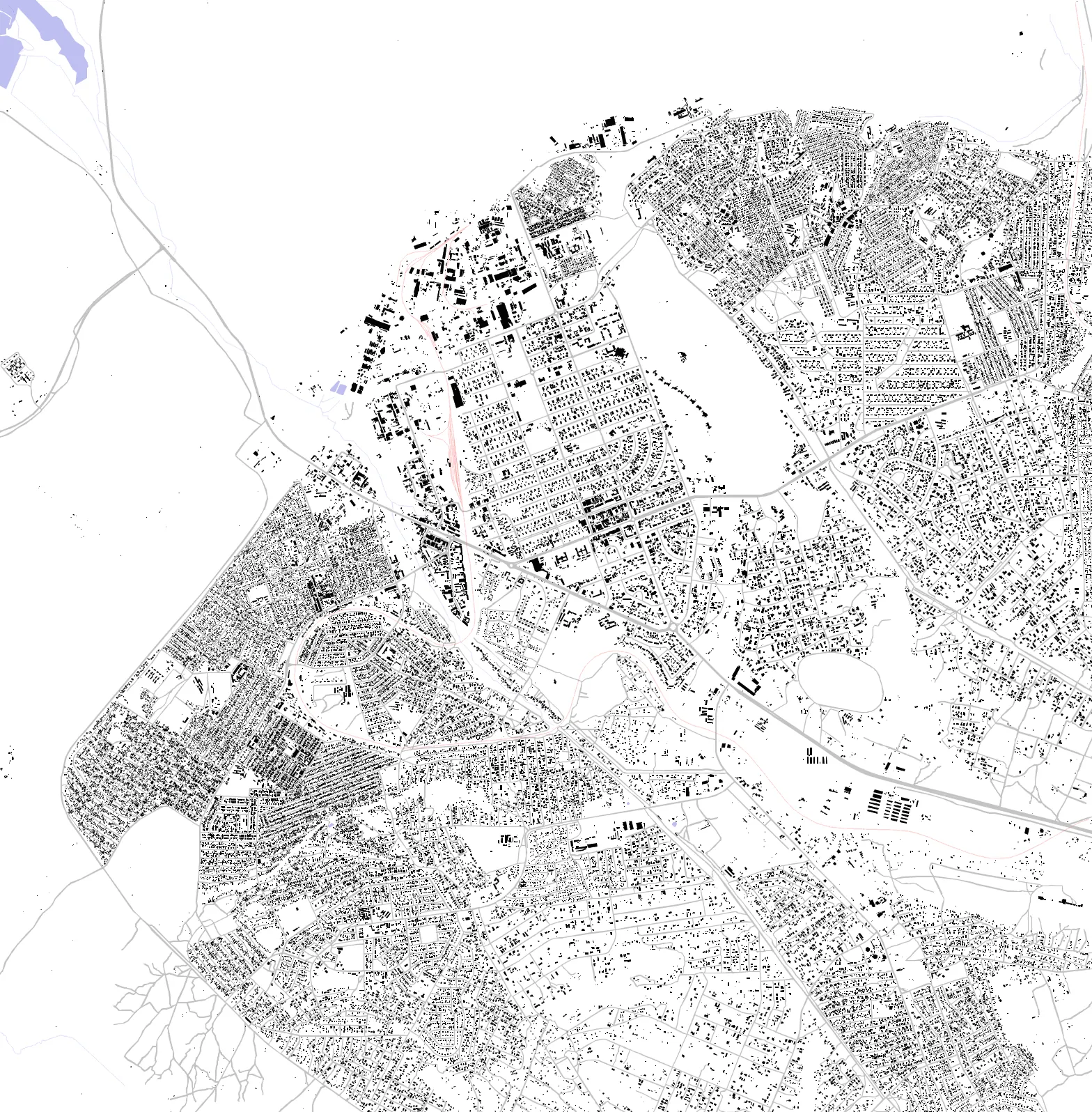 Chingola figure ground plan