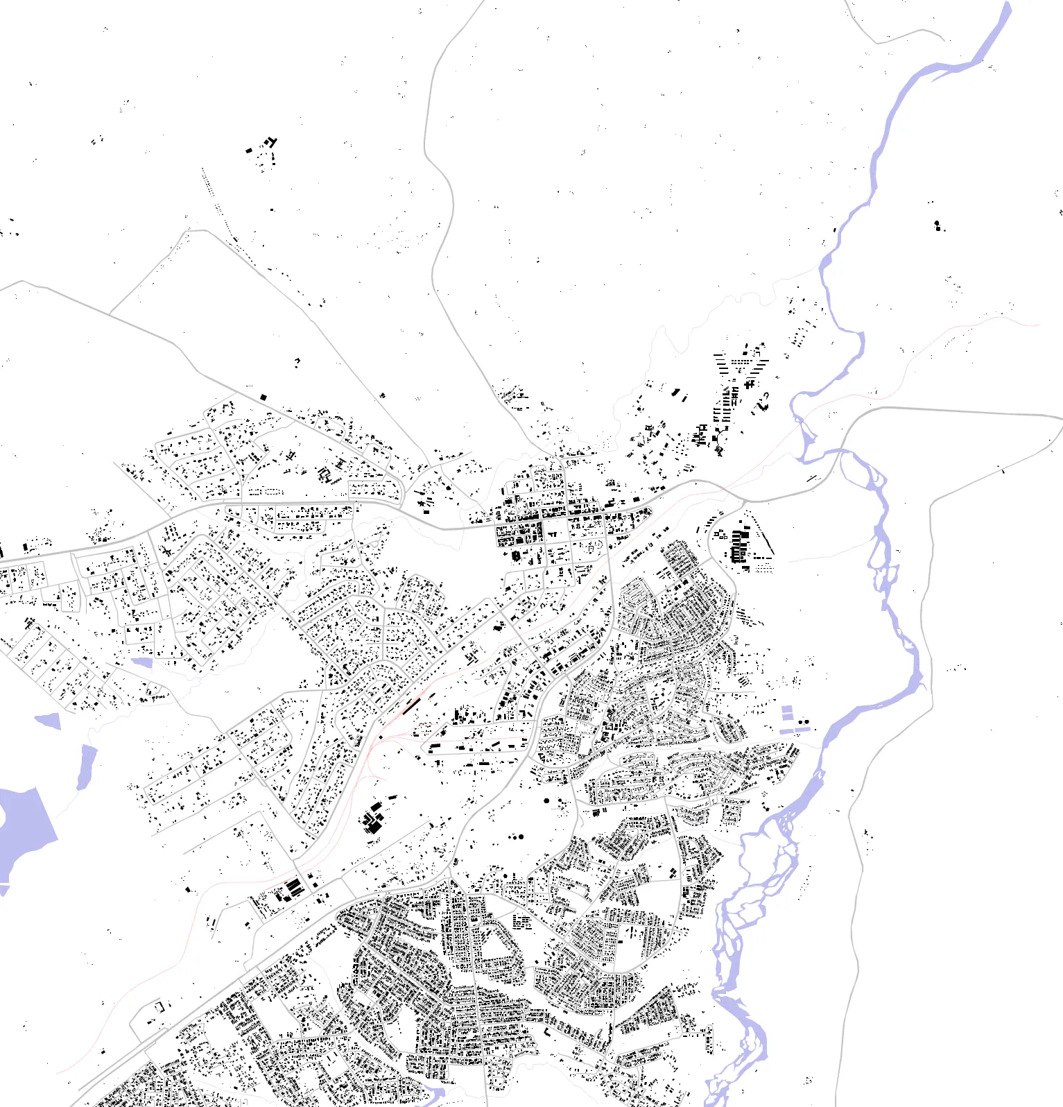 Chinhoyi figure ground plan