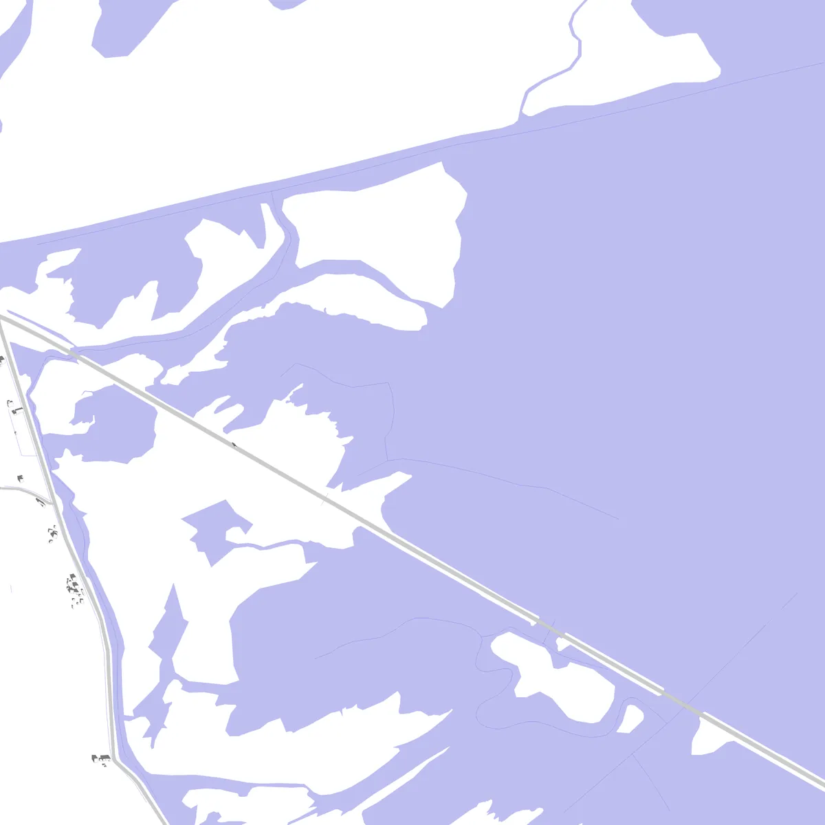 Chioggia Lageplan (2,5 km)