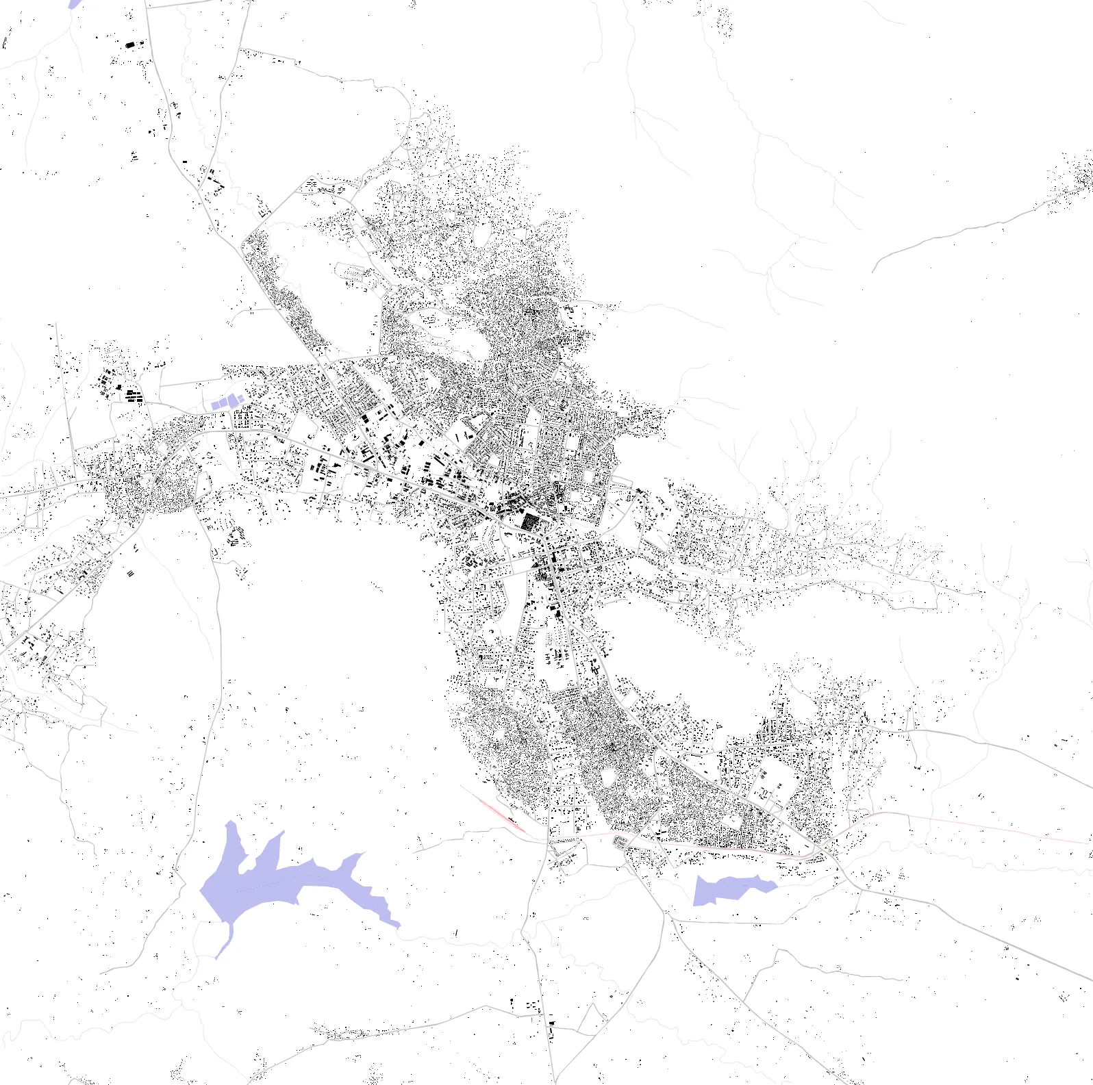 Chipata figure ground plan