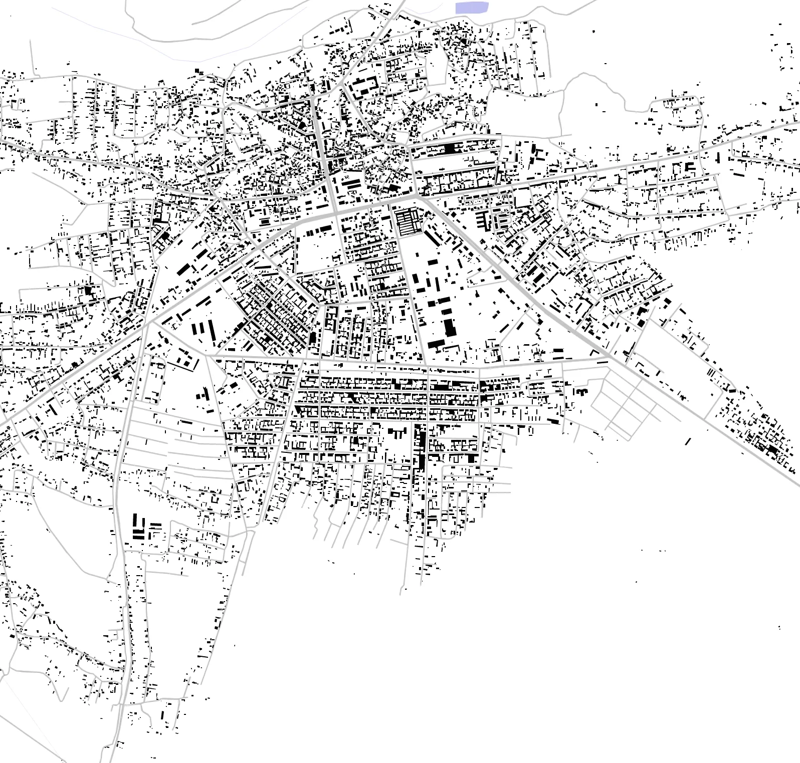 Chiroqchi figure ground plan