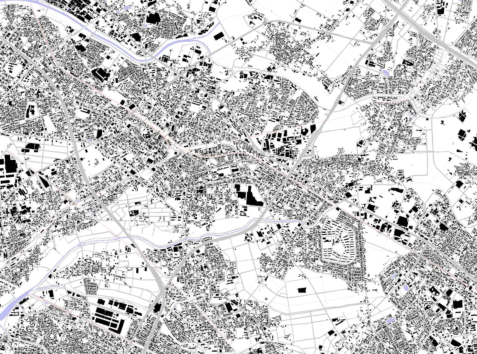 Chiryu figure ground plan