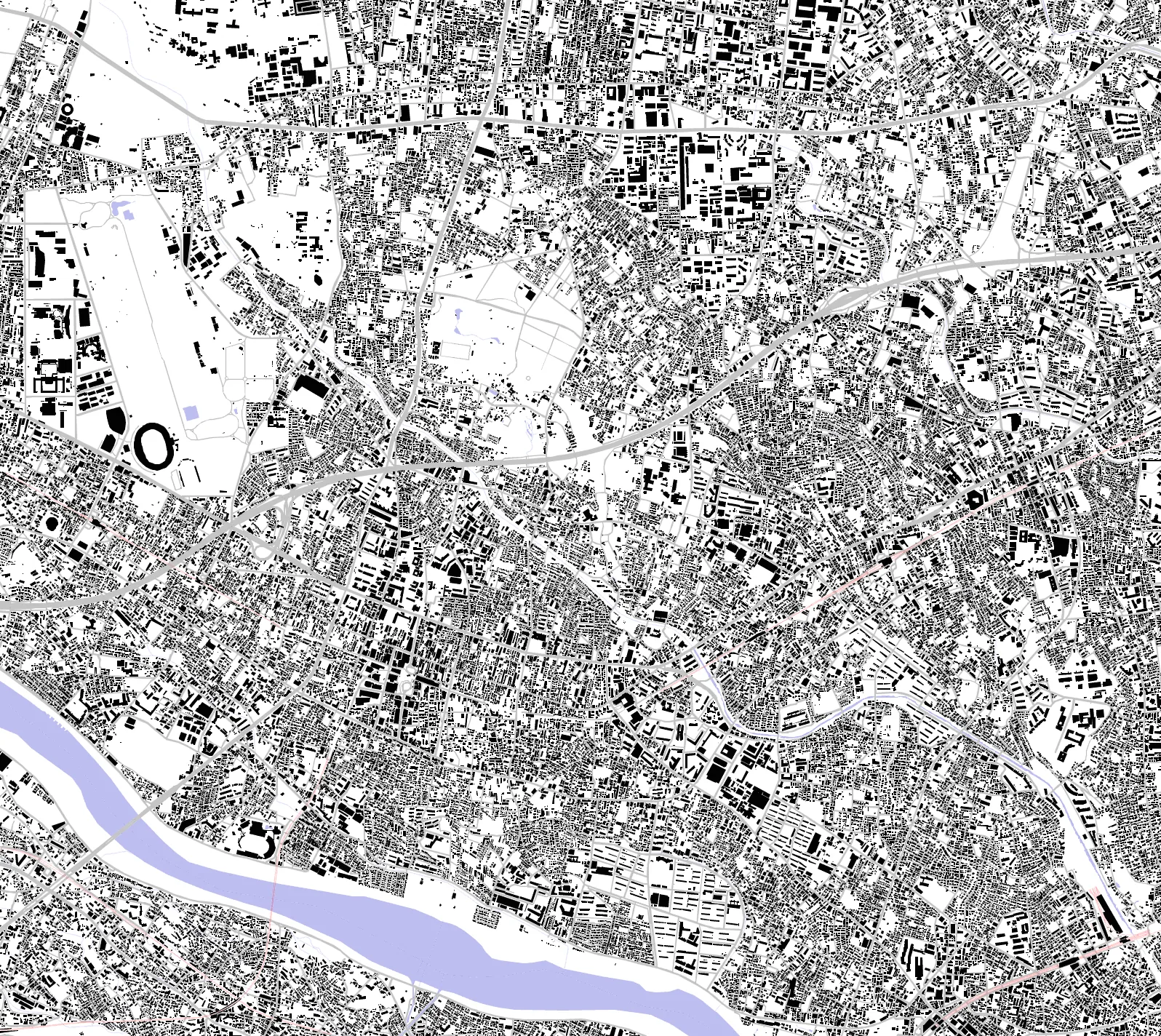 Chofu figure ground plan