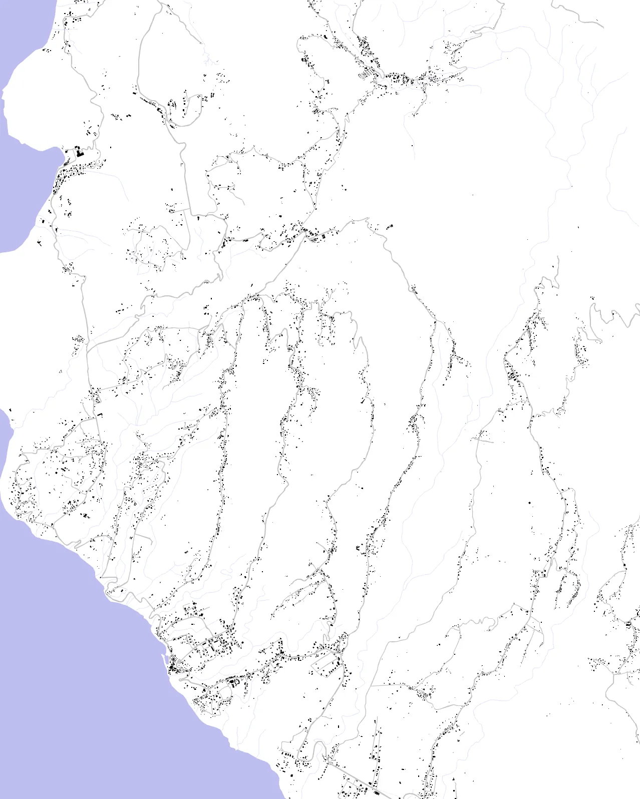 Choiseul figure ground plan